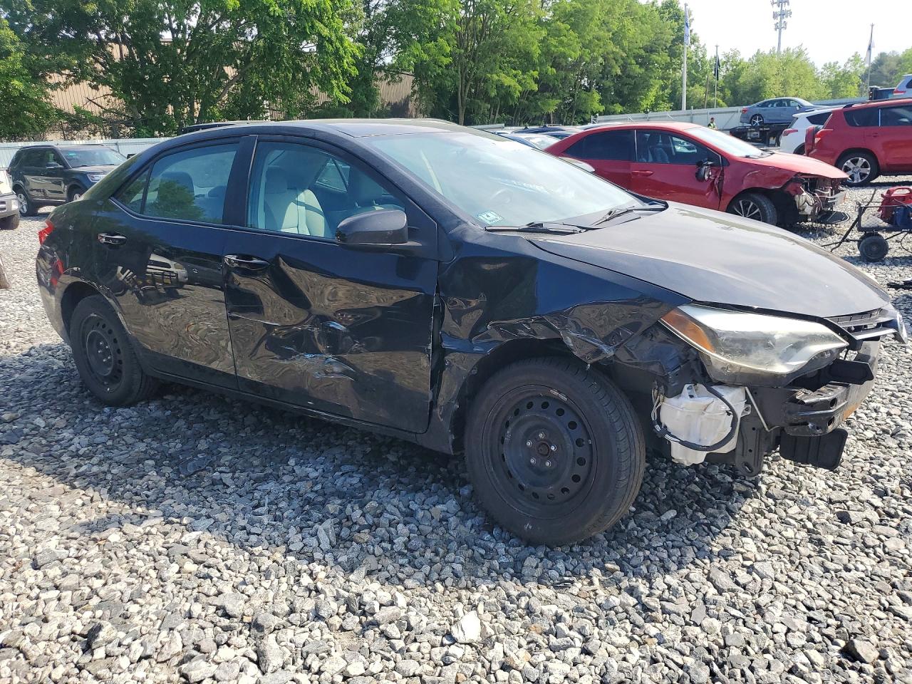 2015 Toyota Corolla Le Black vin: 2T1BURHE0FC451042
