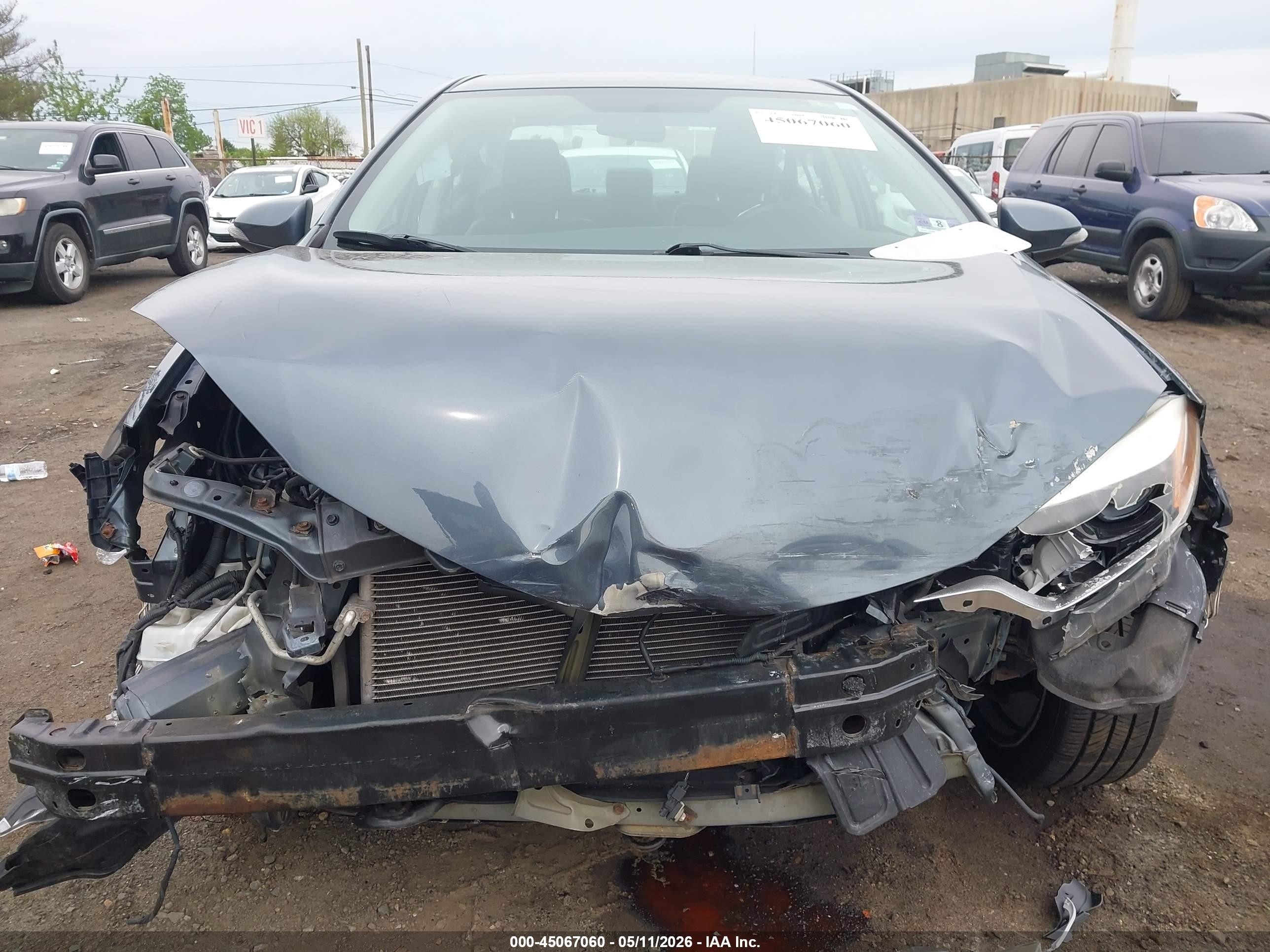 2015 Toyota Corolla S Plus Gray vin: 2T1BURHE0FC451414