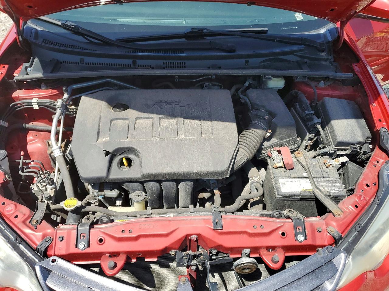2015 Toyota Corolla Le Premium Red vin: 2T1BURHE0FC452661