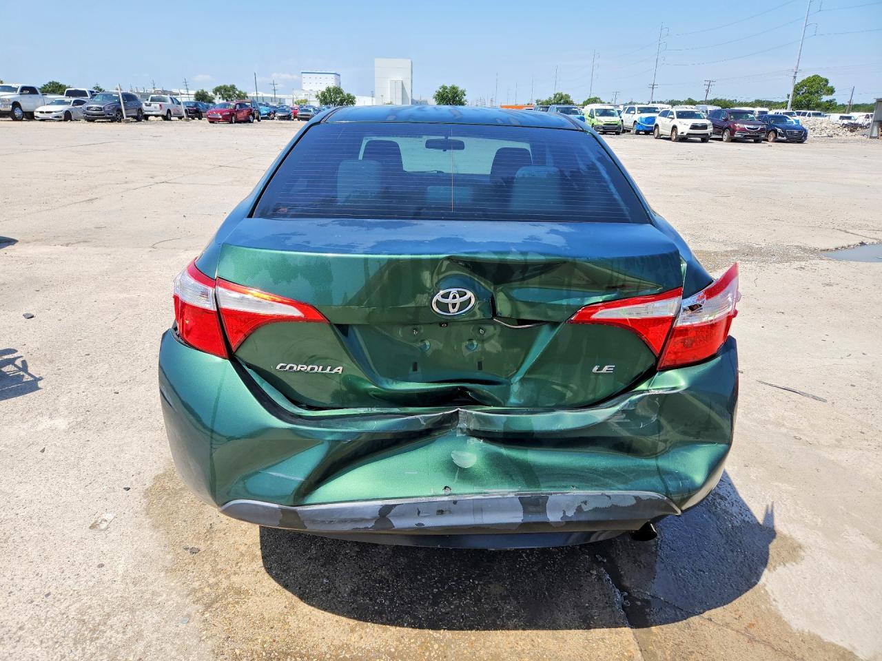 2015 Toyota Corolla Le Green vin: 2T1BURHE0FC454099