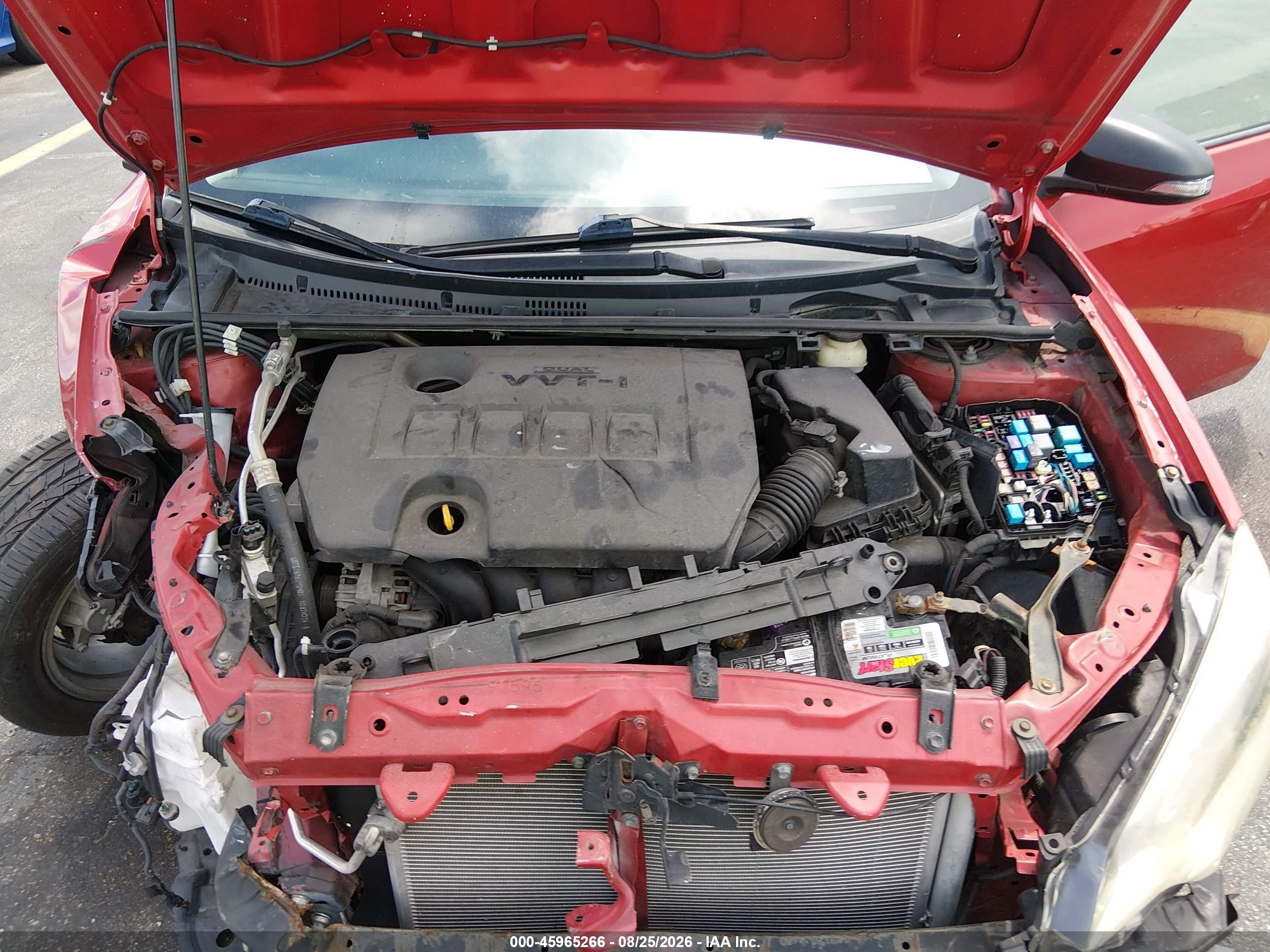 2015 Toyota Corolla S Plus Red vin: 2T1BURHE0FC458489