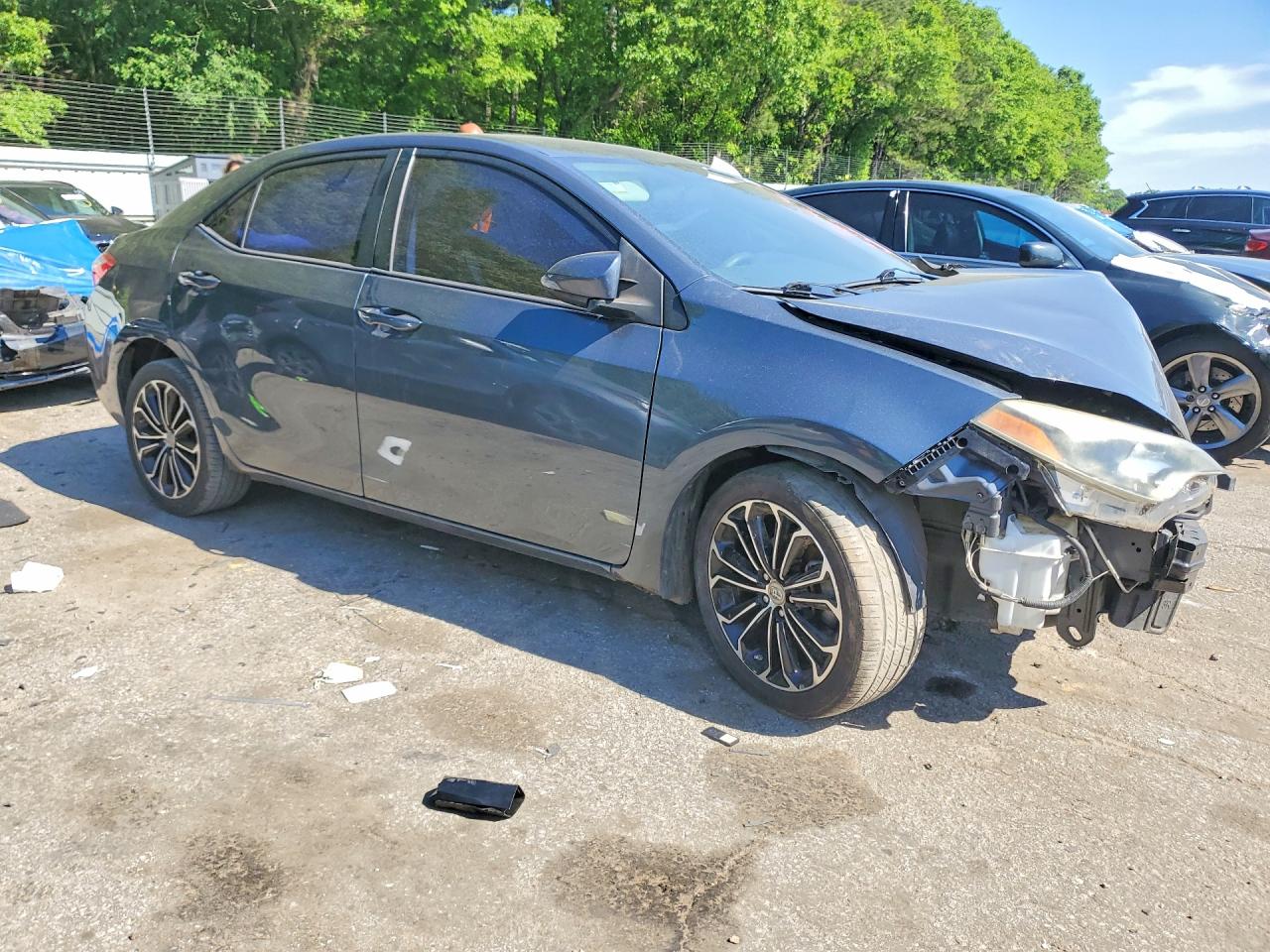 2015 Toyota Corolla S Plus Серый vin: 2T1BURHE0FC463725