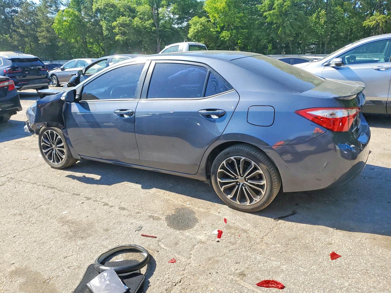 2015 Toyota Corolla S Plus Серый vin: 2T1BURHE0FC463725