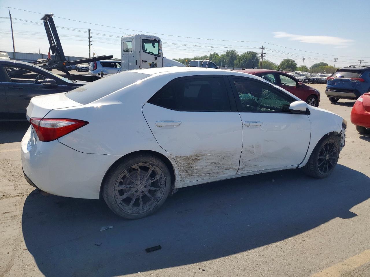 2015 Toyota Corolla Le Белый vin: 2T1BURHE0FC464177