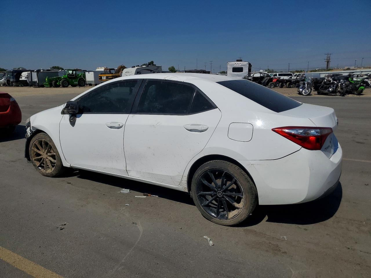 2015 Toyota Corolla Le Белый vin: 2T1BURHE0FC464177