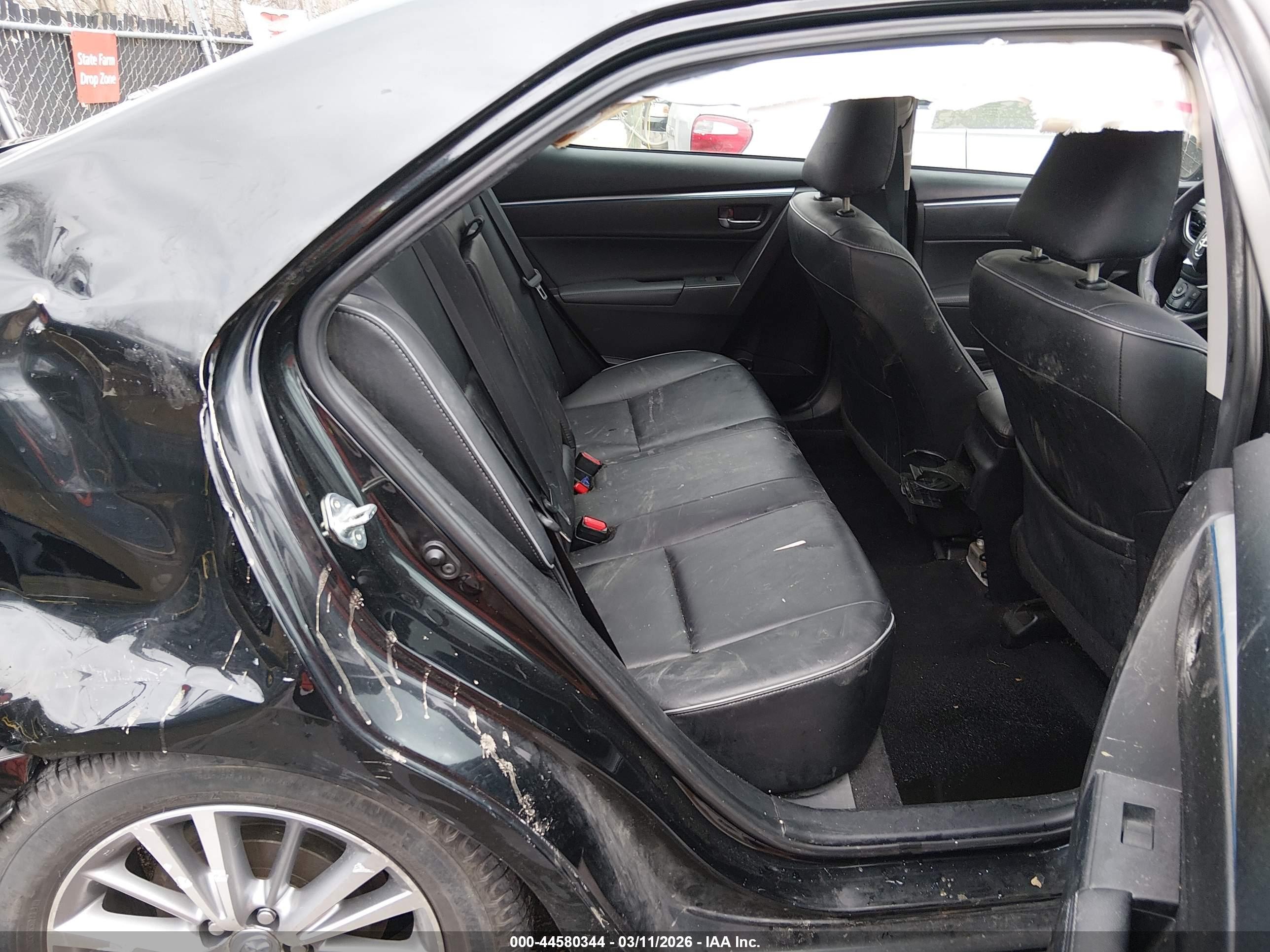 2015 Toyota Corolla Le Premium Black vin: 2T1BURHE0FC471954