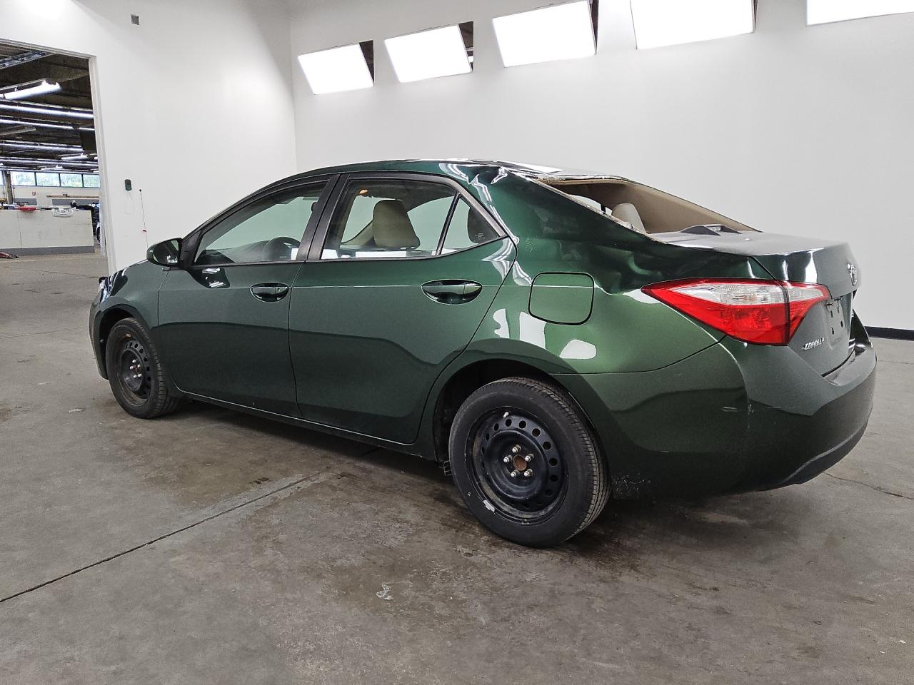 2015 Toyota Corolla Le Green vin: 2T1BURHE0FC473882 Damage: Left Qtr Panel, Broken, Replacement Required
