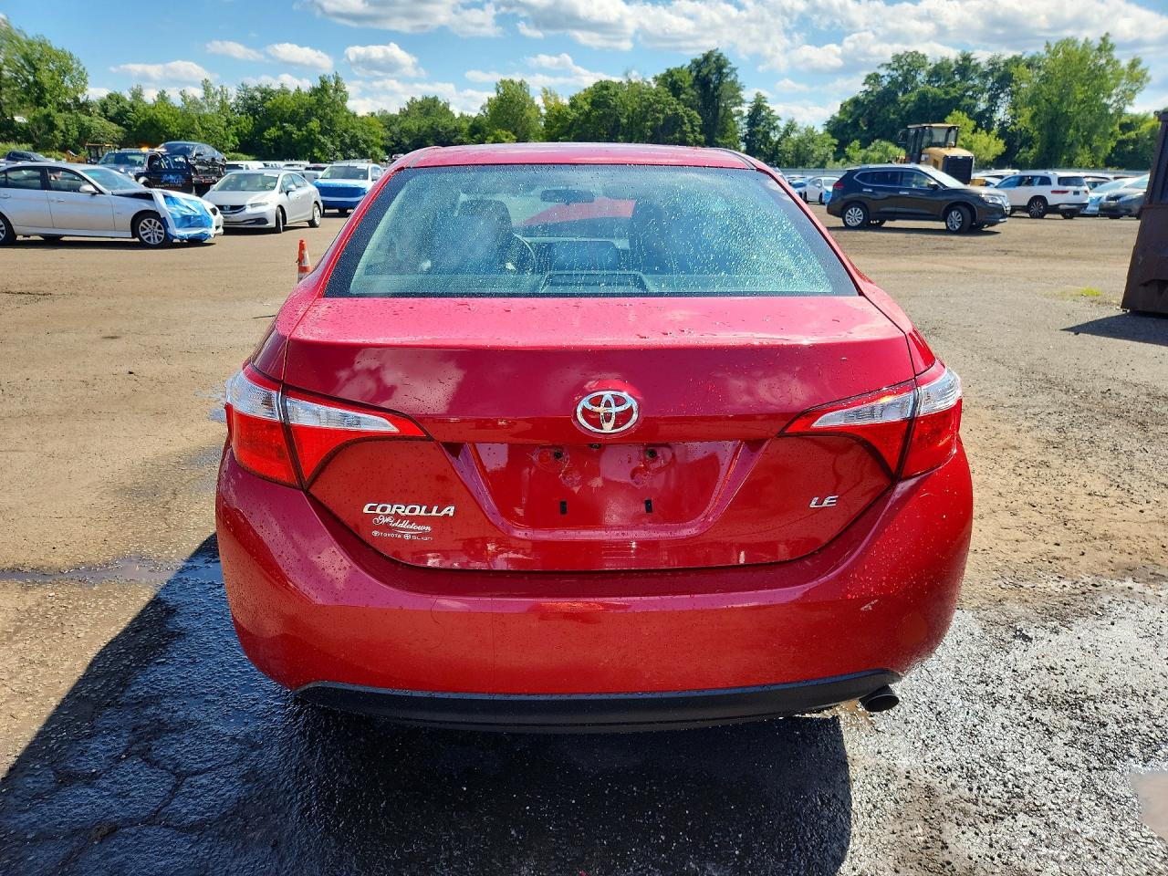 2016 Toyota Corolla Le Plus Red vin: 2T1BURHE0GC546220