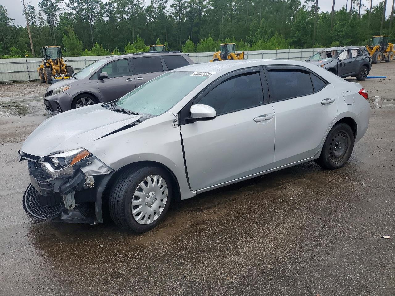 2016 Toyota Corolla Le Silver vin: 2T1BURHE0GC584773