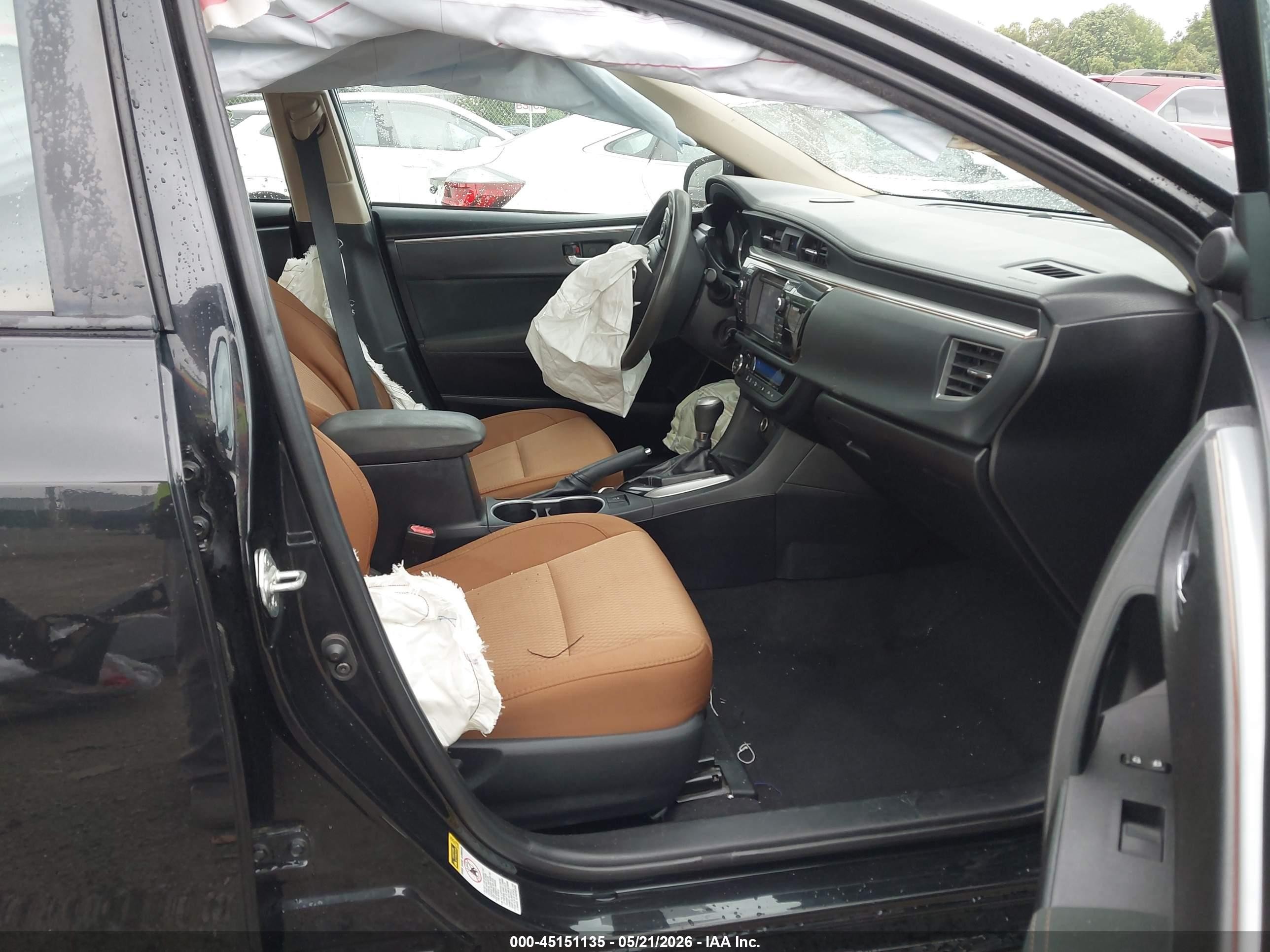 2016 Toyota Corolla Le Black vin: 2T1BURHE0GC637939