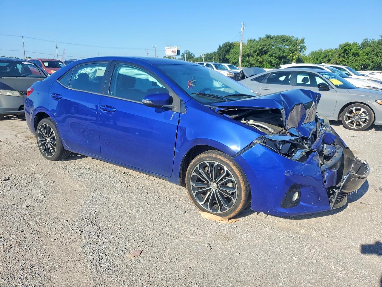 2016 Toyota Corolla S Plus Blue vin: 2T1BURHE0GC741783