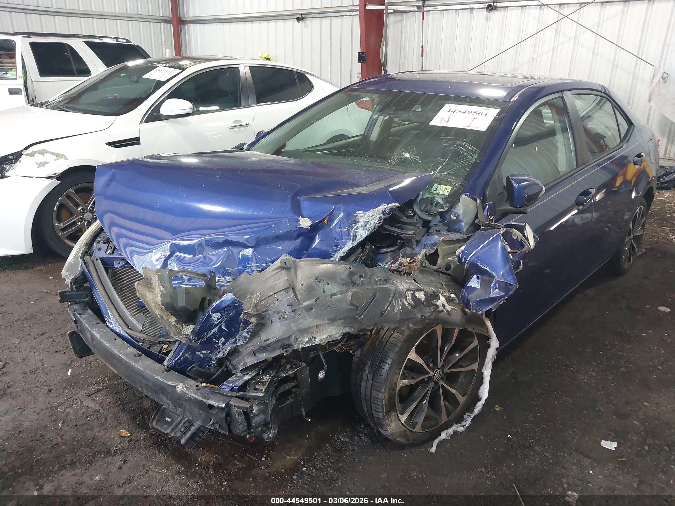 2017 Toyota Corolla Xse Blue vin: 2T1BURHE0HC802762