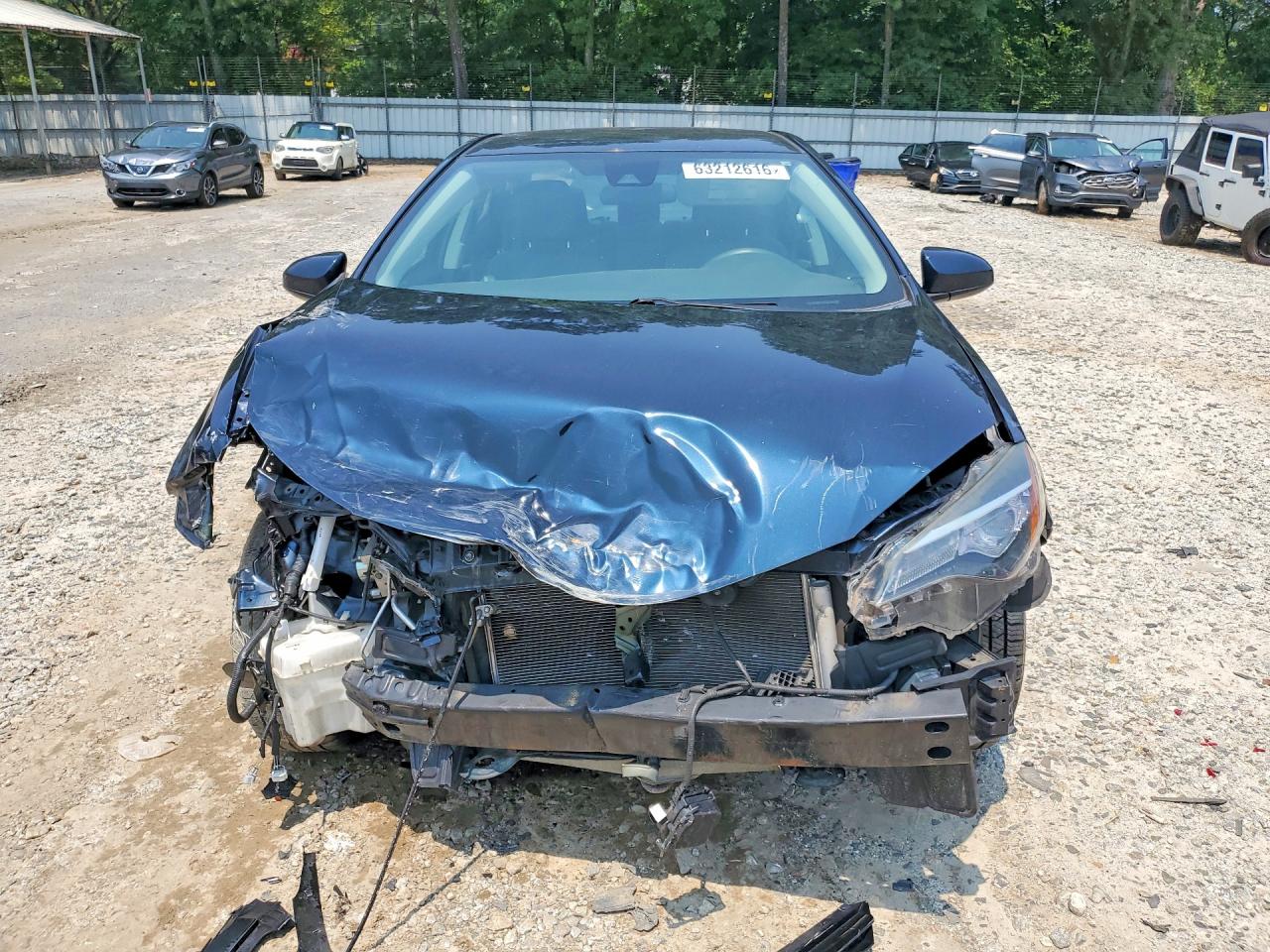 2017 Toyota Corolla Le Blue vin: 2T1BURHE0HC827905