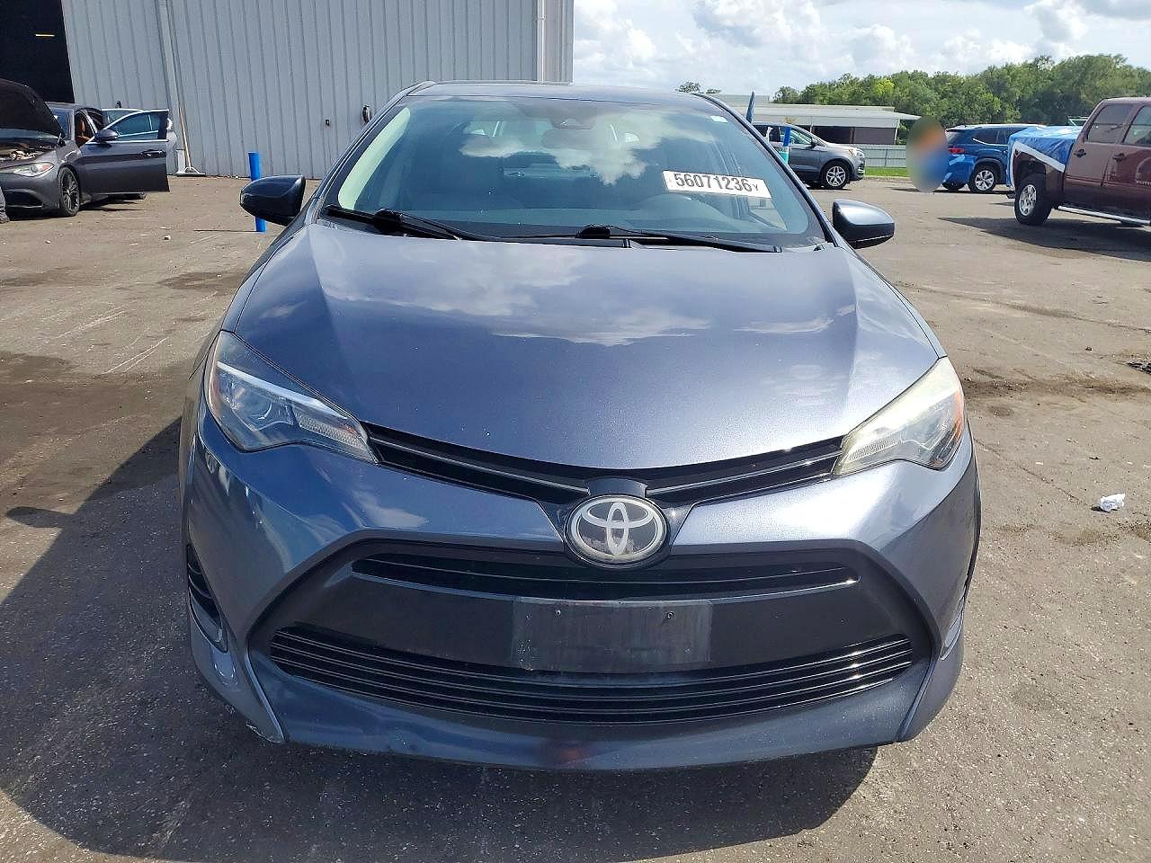 2017 Toyota Corolla Le Blue vin: 2T1BURHE0HC919810