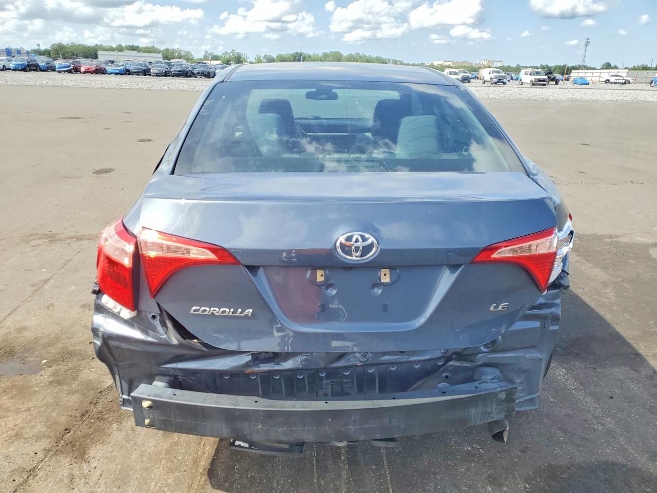 2017 Toyota Corolla Le Blue vin: 2T1BURHE0HC919810