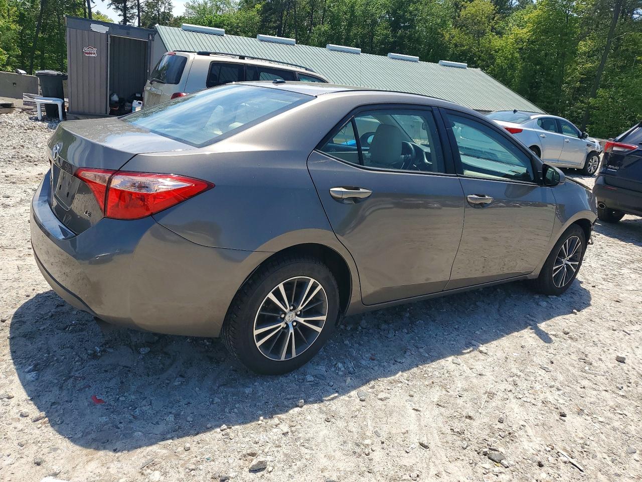 2017 Toyota Corolla Le Gray vin: 2T1BURHE0HC940091
