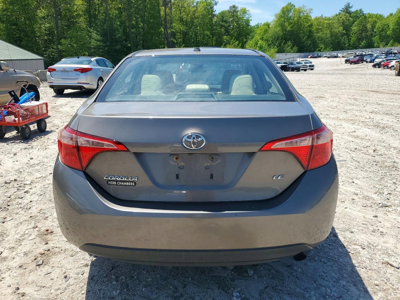 2017 Toyota Corolla Le Gray vin: 2T1BURHE0HC940091