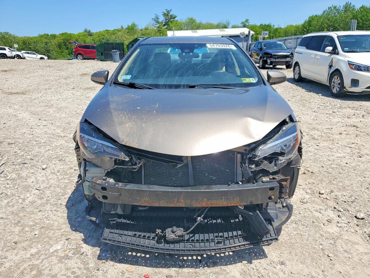 2017 Toyota Corolla Le Gray vin: 2T1BURHE0HC940091