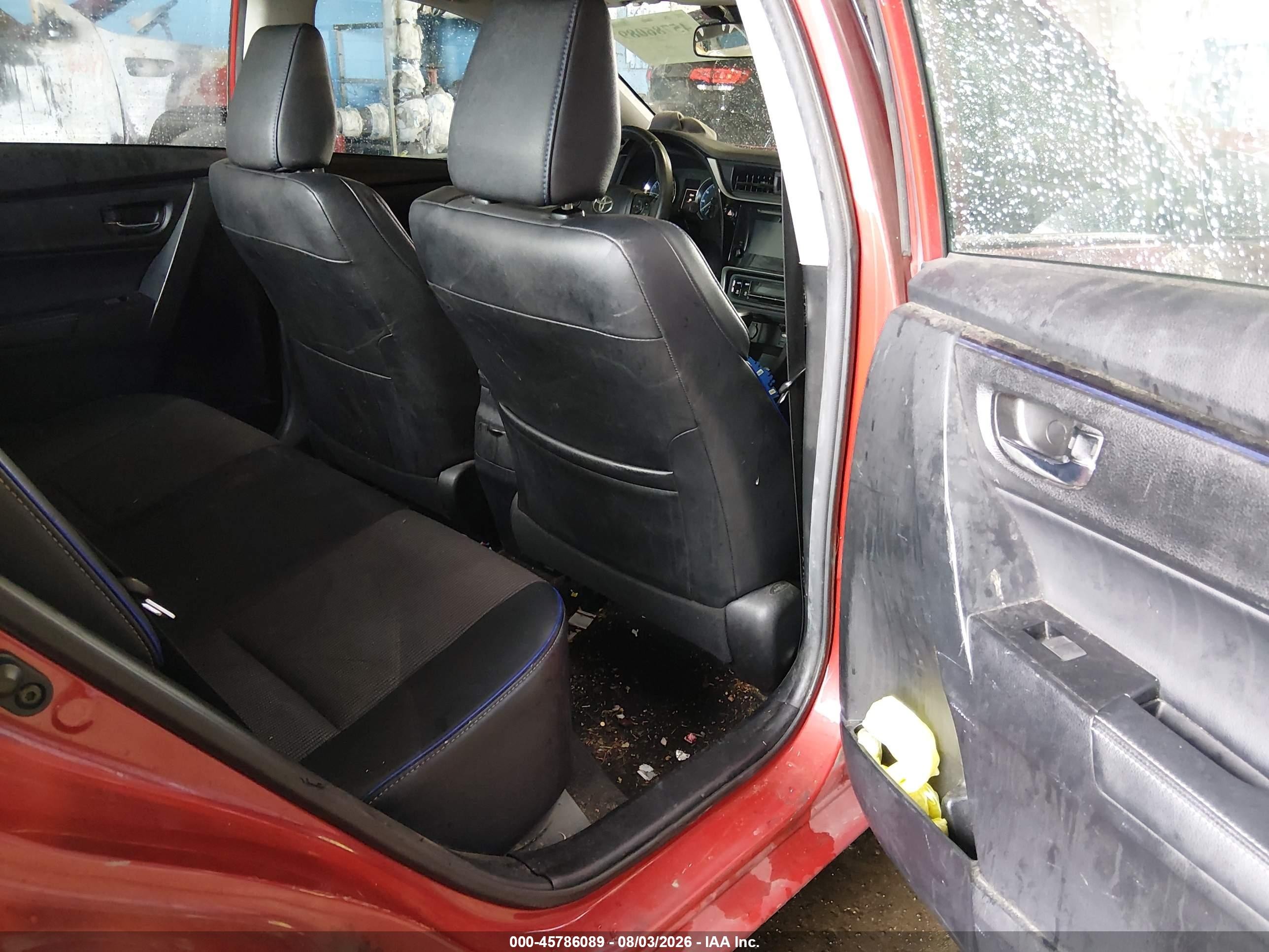 2017 Toyota Corolla Se Red vin: 2T1BURHE0HC961961