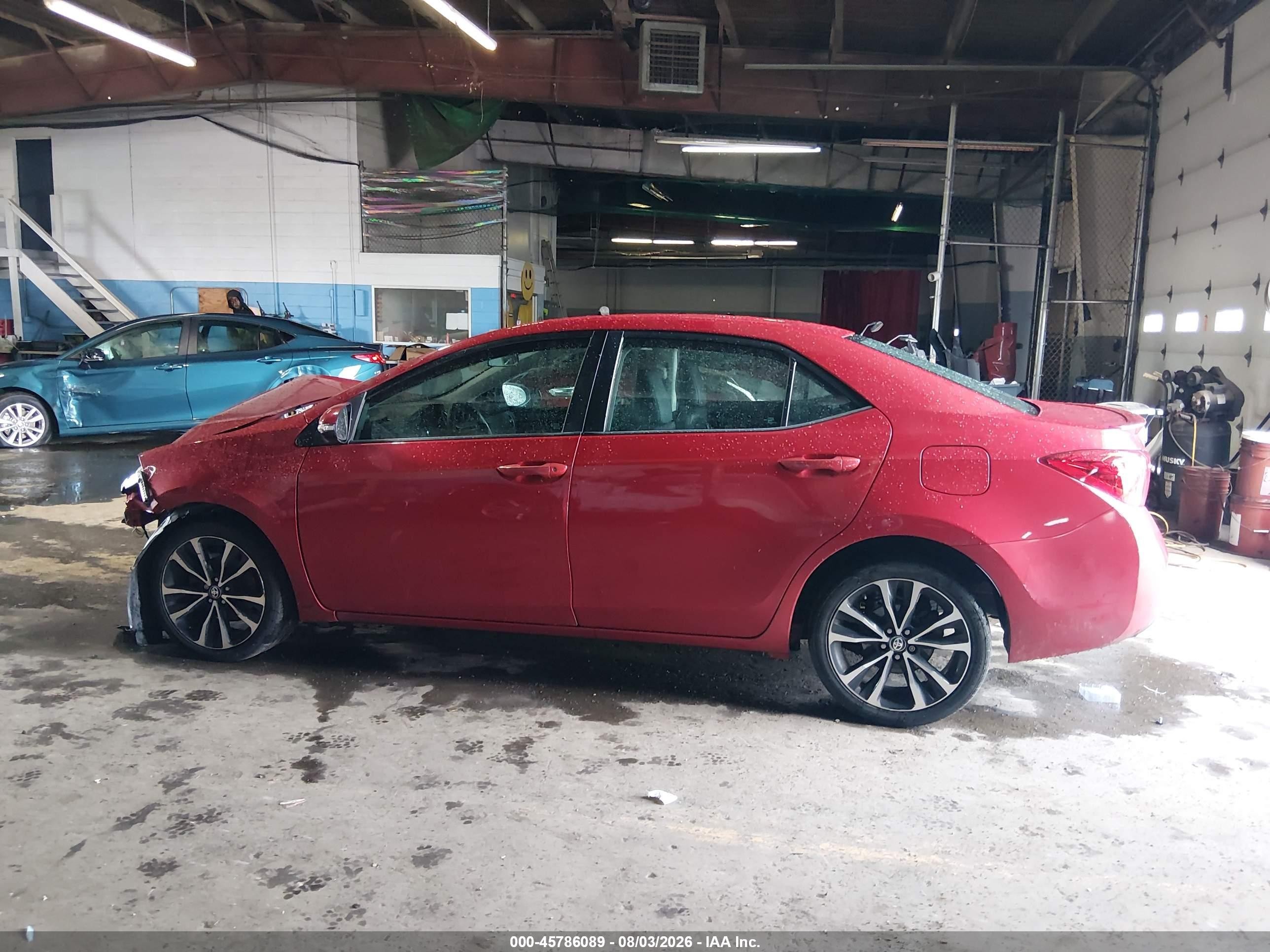 2017 Toyota Corolla Se Red vin: 2T1BURHE0HC961961