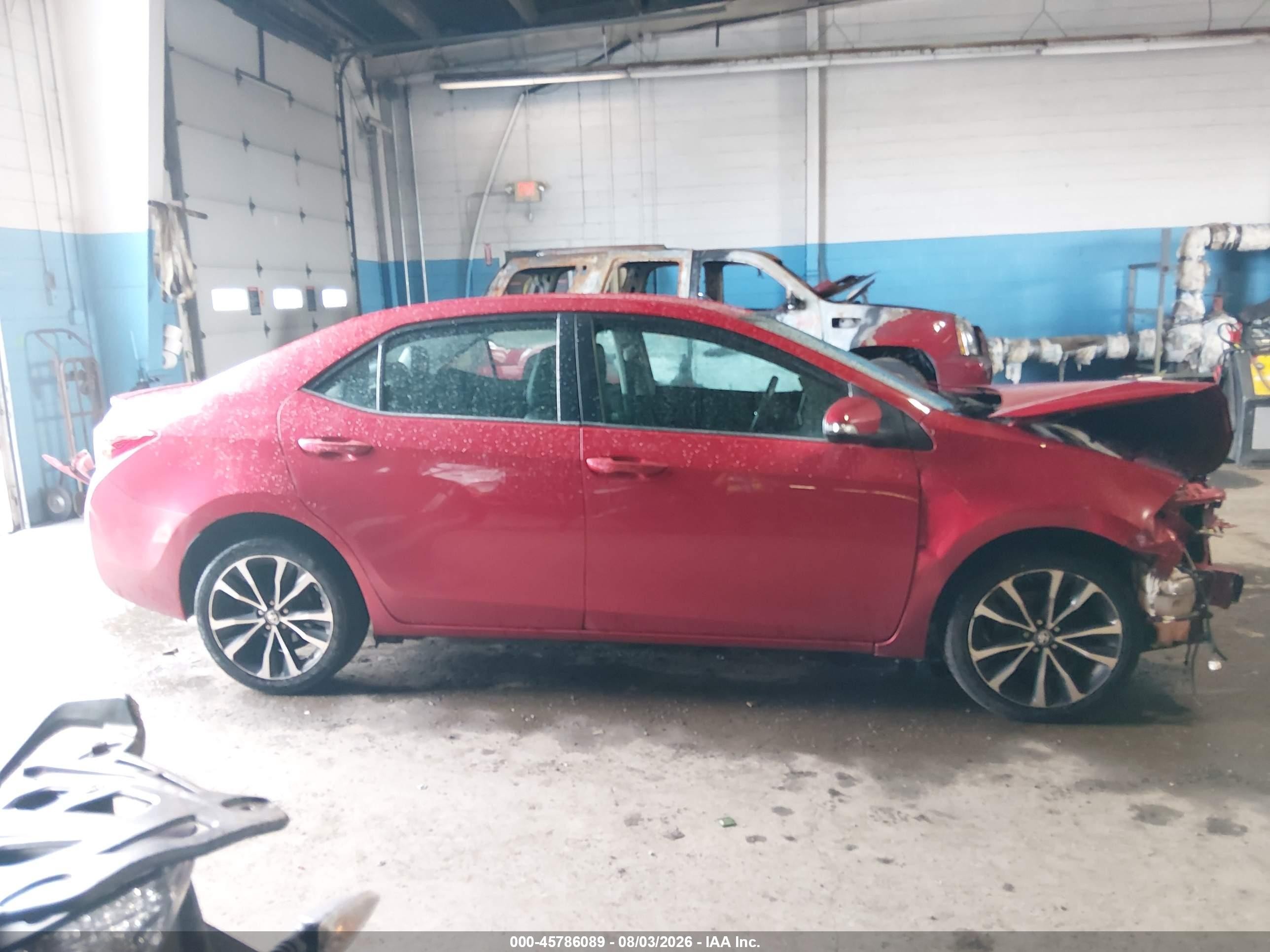 2017 Toyota Corolla Se Red vin: 2T1BURHE0HC961961