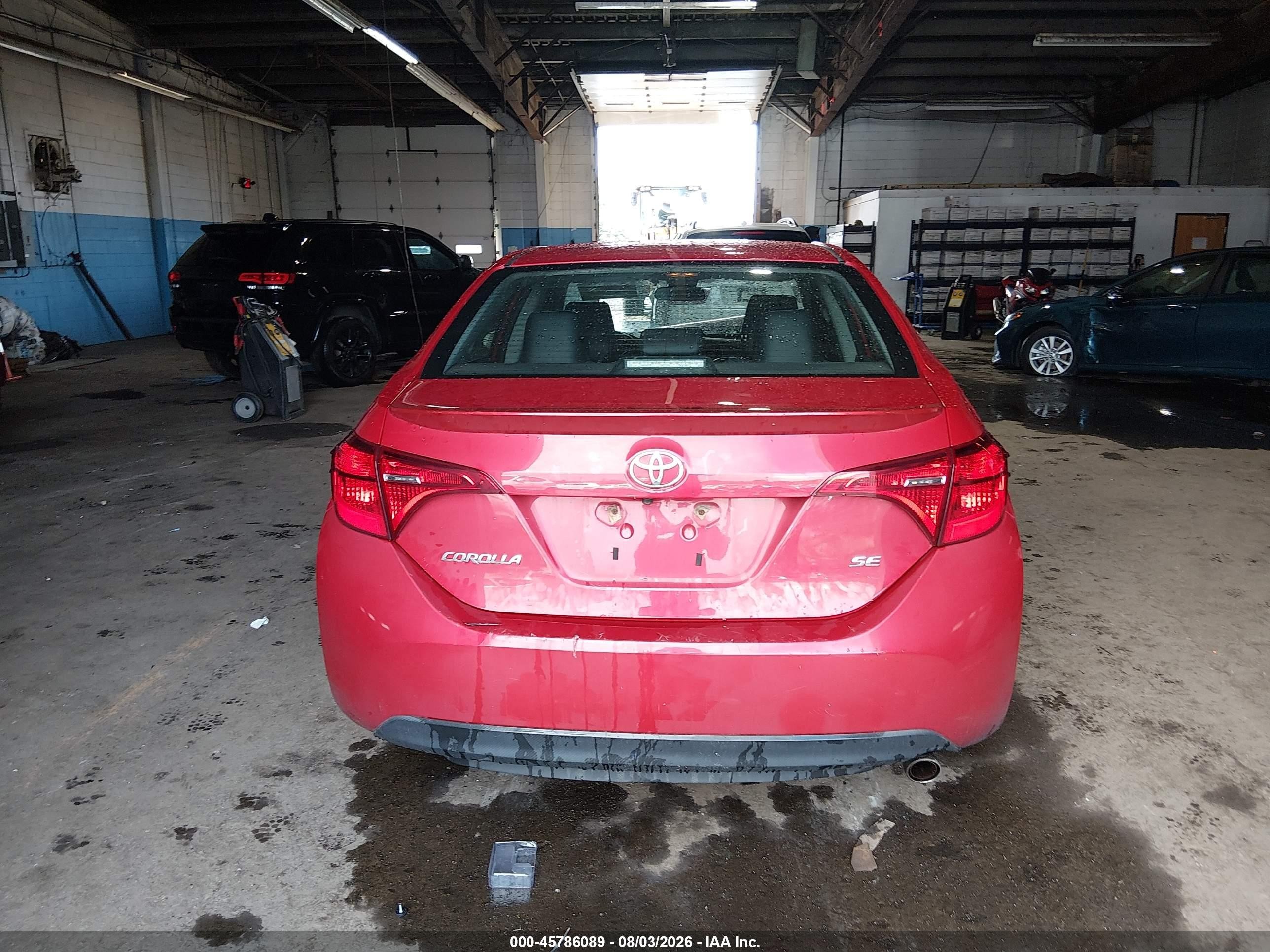 2017 Toyota Corolla Se Red vin: 2T1BURHE0HC961961