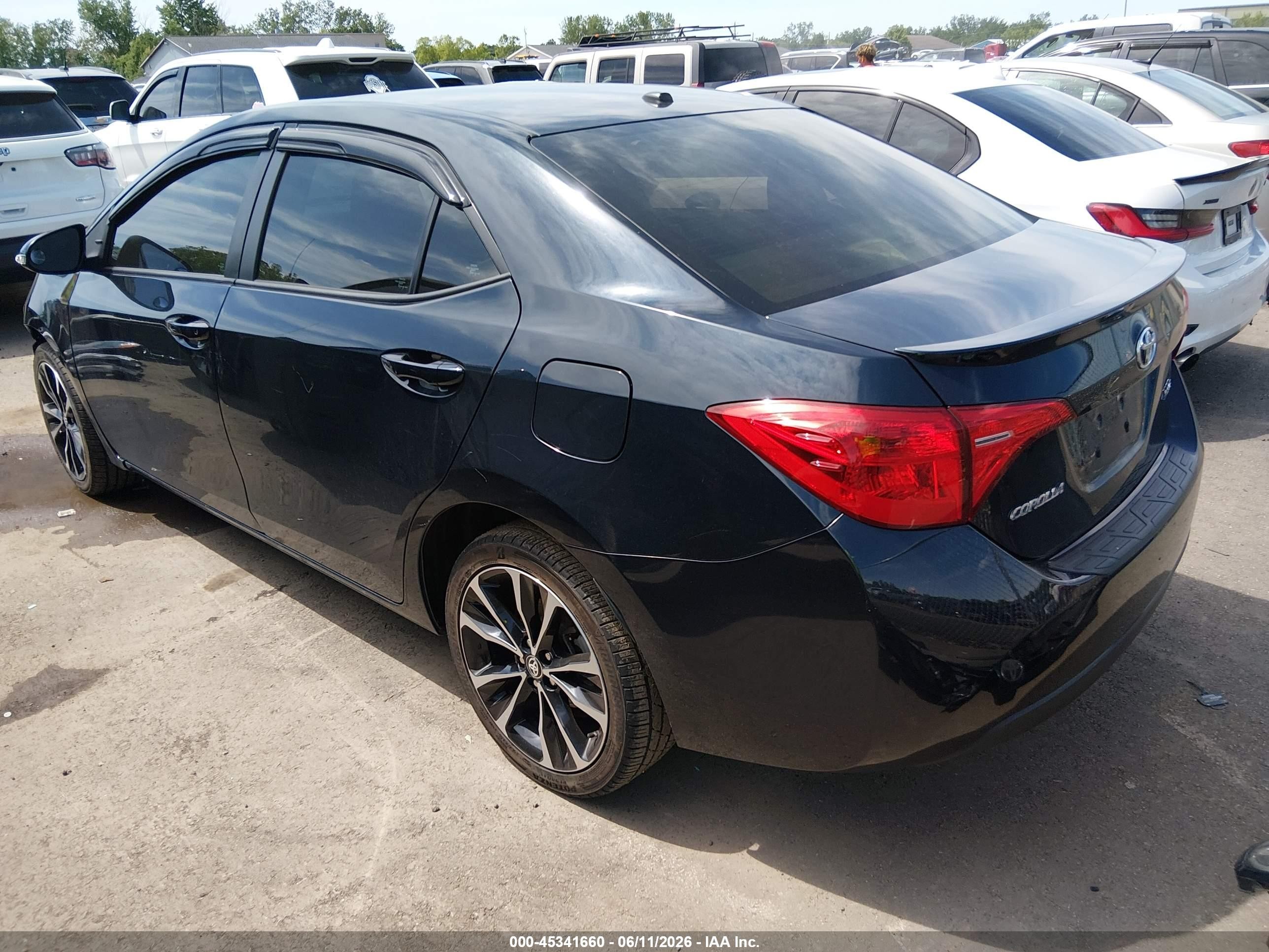 2018 Toyota Corolla Xse Blue vin: 2T1BURHE0JC020676