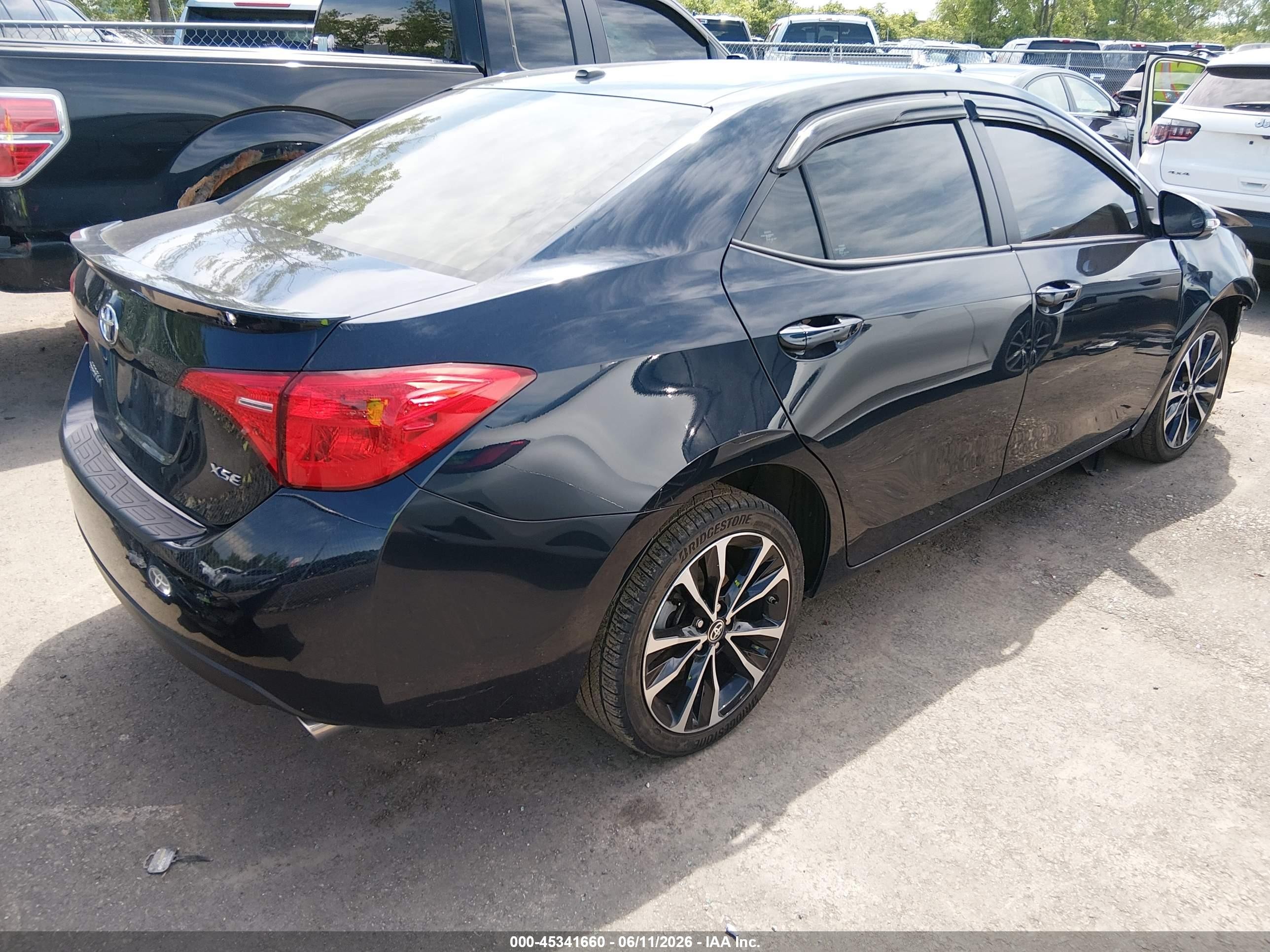2018 Toyota Corolla Xse Blue vin: 2T1BURHE0JC020676
