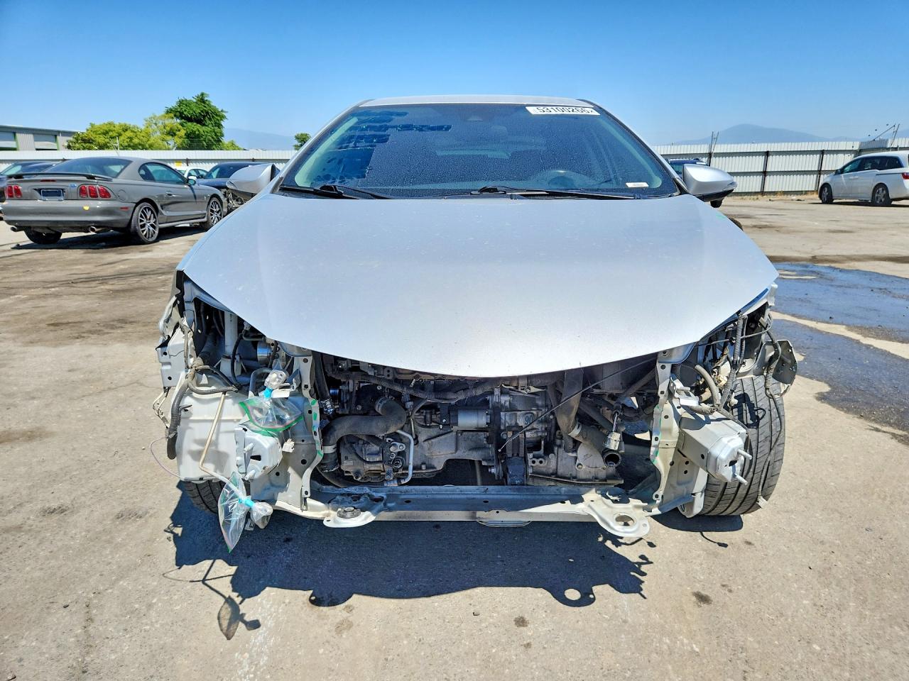 2018 Toyota Corolla Se Silver vin: 2T1BURHE0JC105940