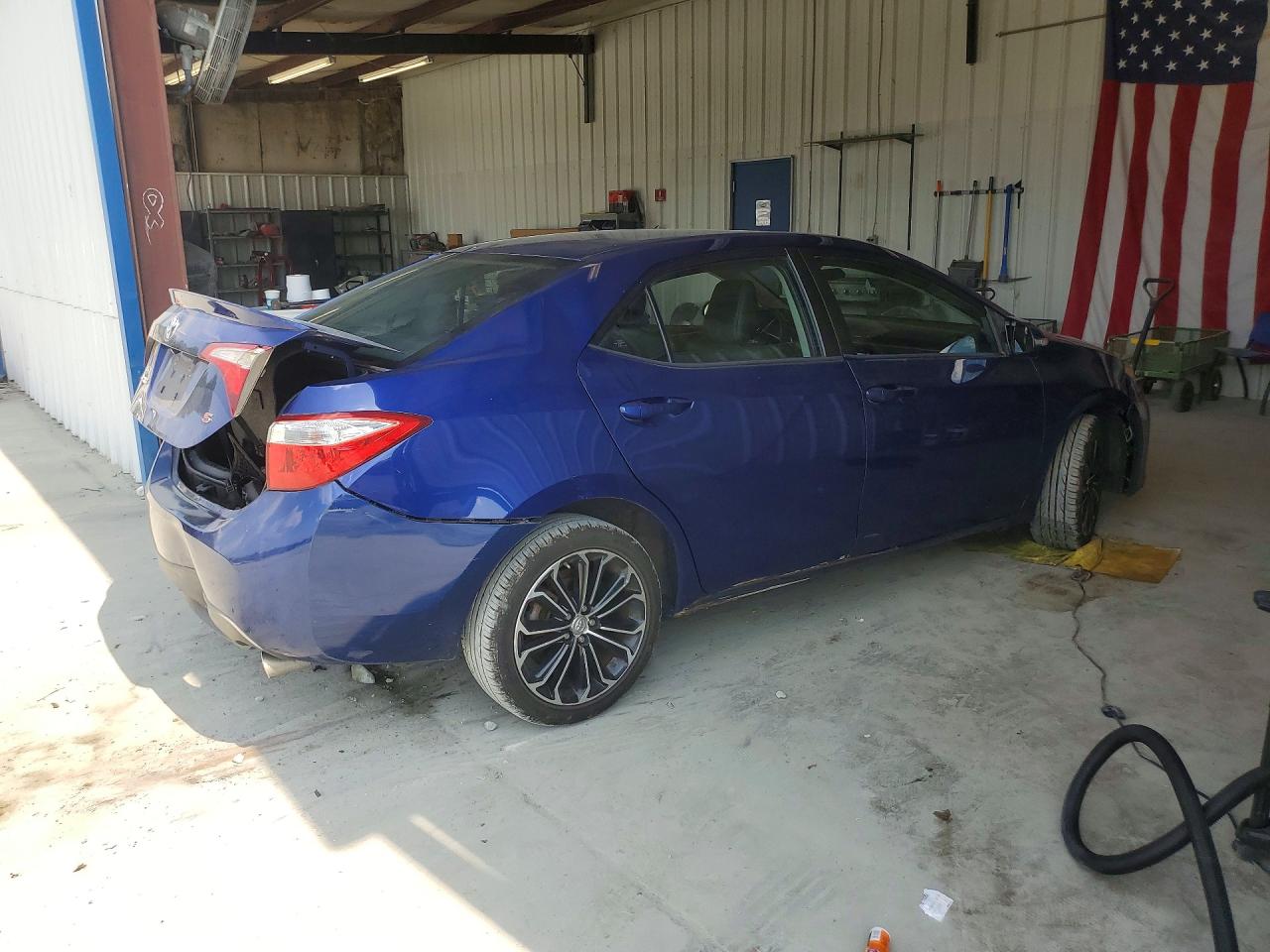 2014 Toyota Corolla S Plus Blue vin: 2T1BURHE1EC000975