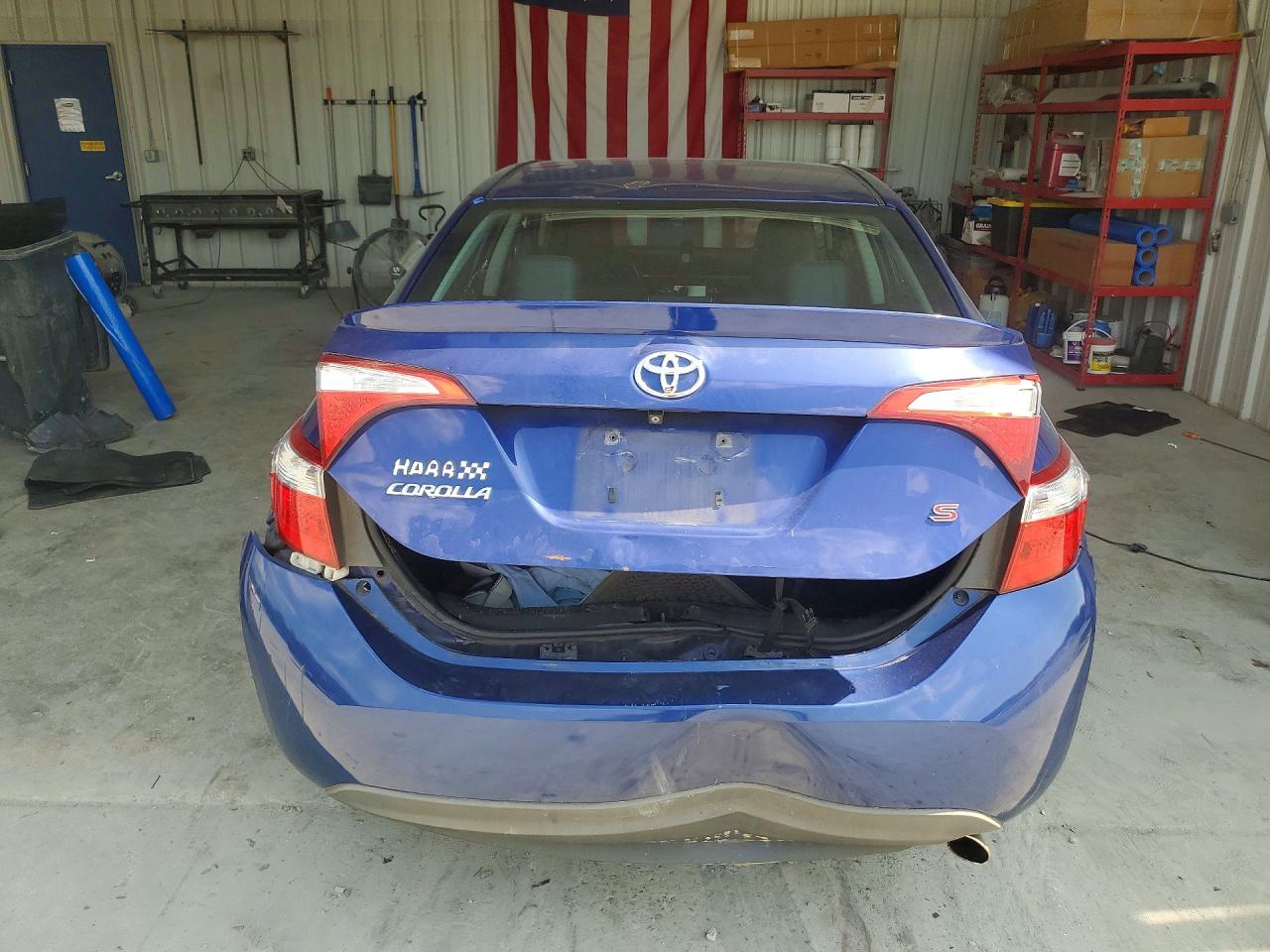 2014 Toyota Corolla S Plus Blue vin: 2T1BURHE1EC000975