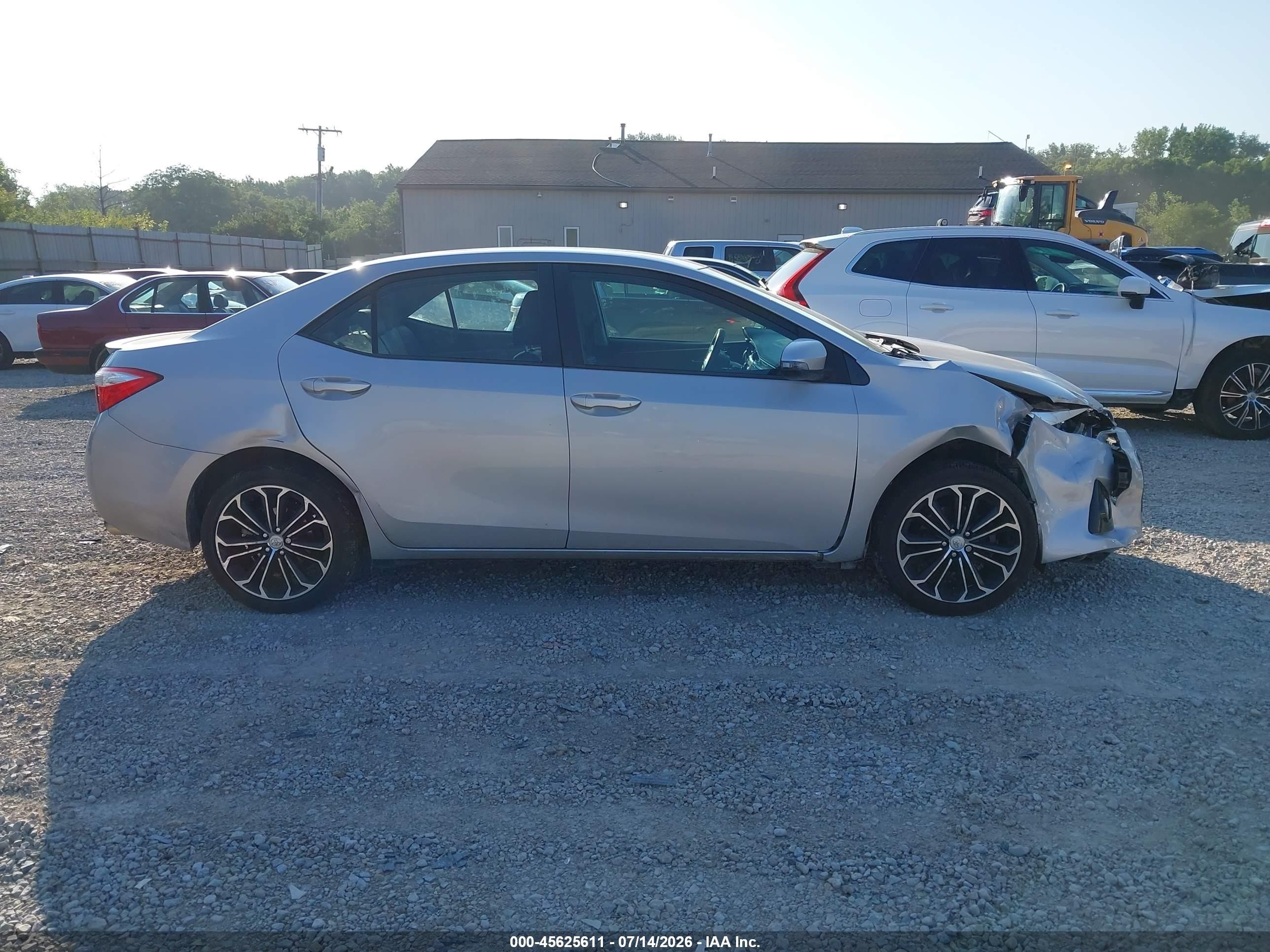2014 Toyota Corolla S Plus Silver vin: 2T1BURHE1EC002158