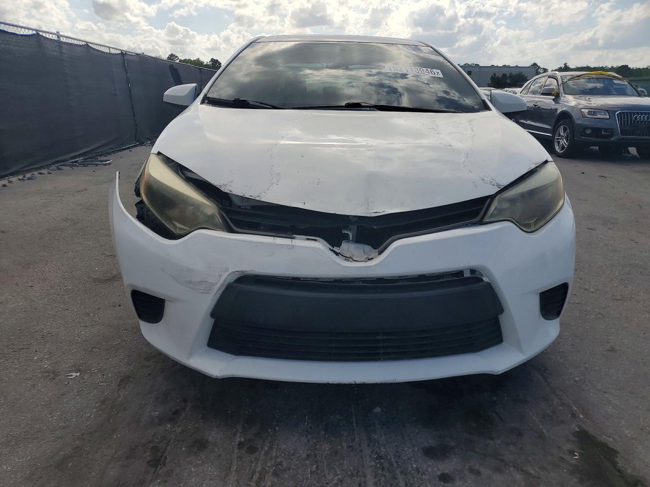 2014 Toyota Corolla Le White vin: 2T1BURHE1EC004086