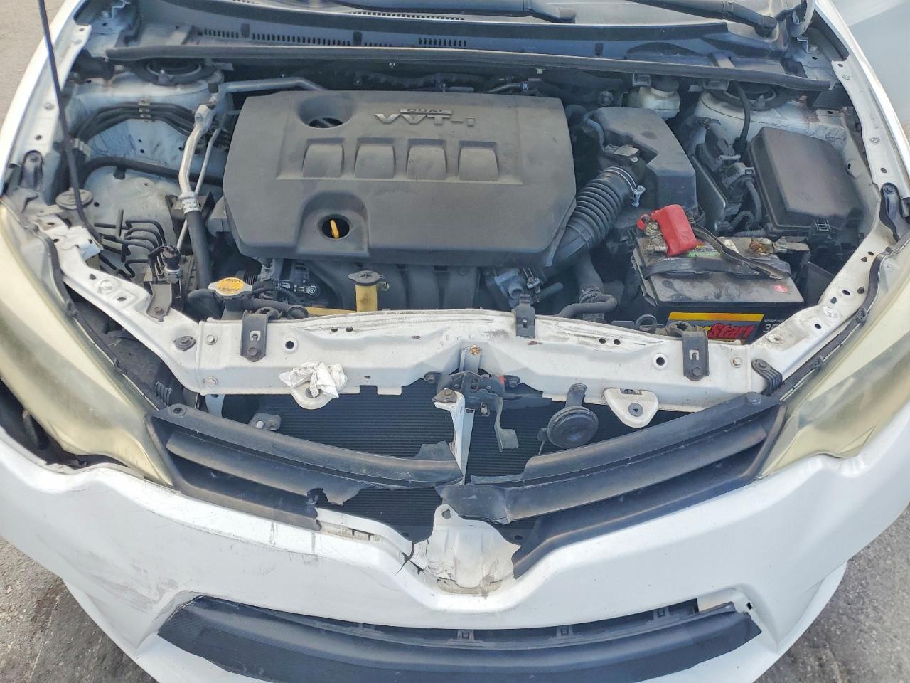 2014 Toyota Corolla Le White vin: 2T1BURHE1EC004086