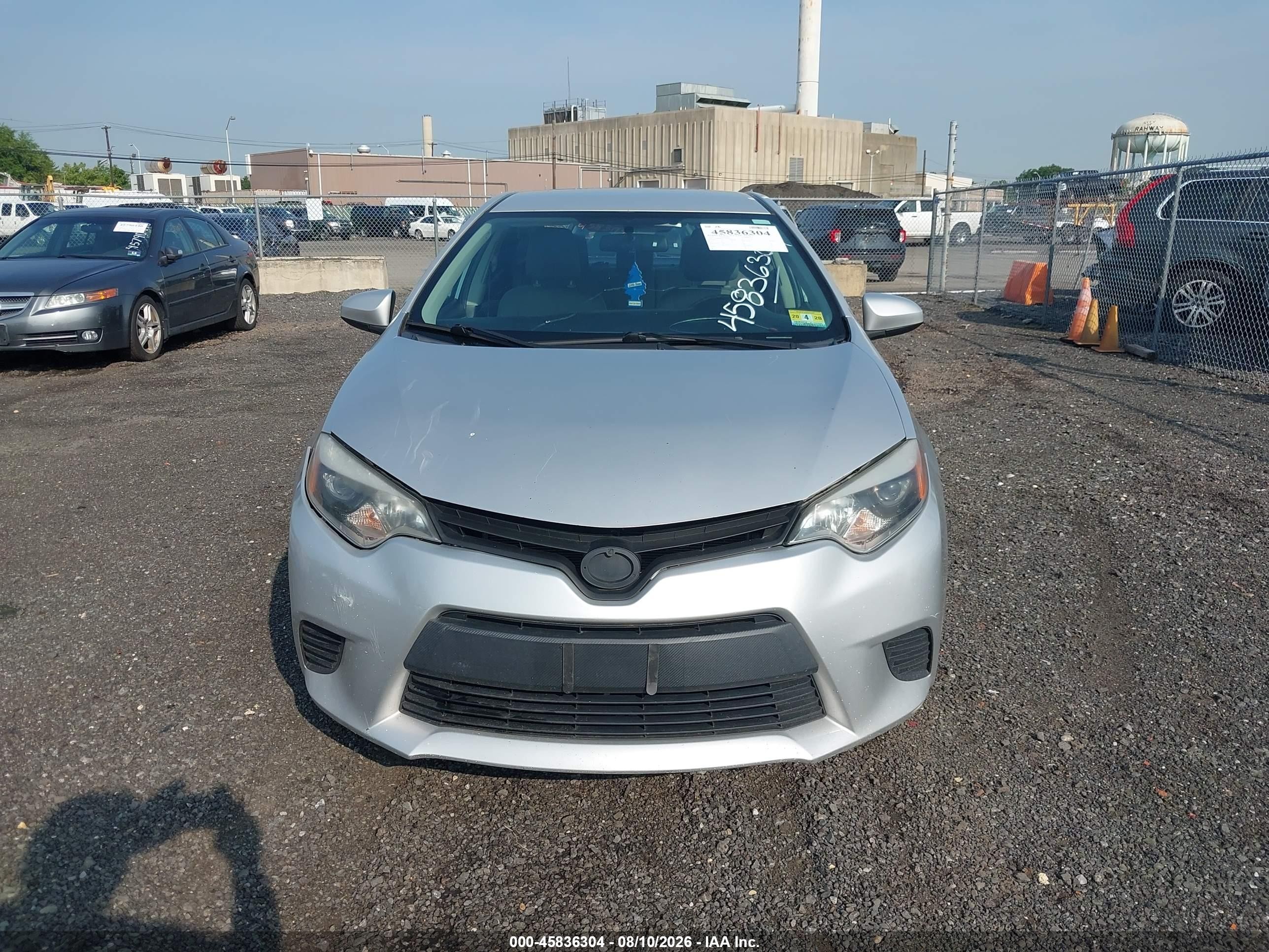 2014 Toyota Corolla Le Silver vin: 2T1BURHE1EC008302