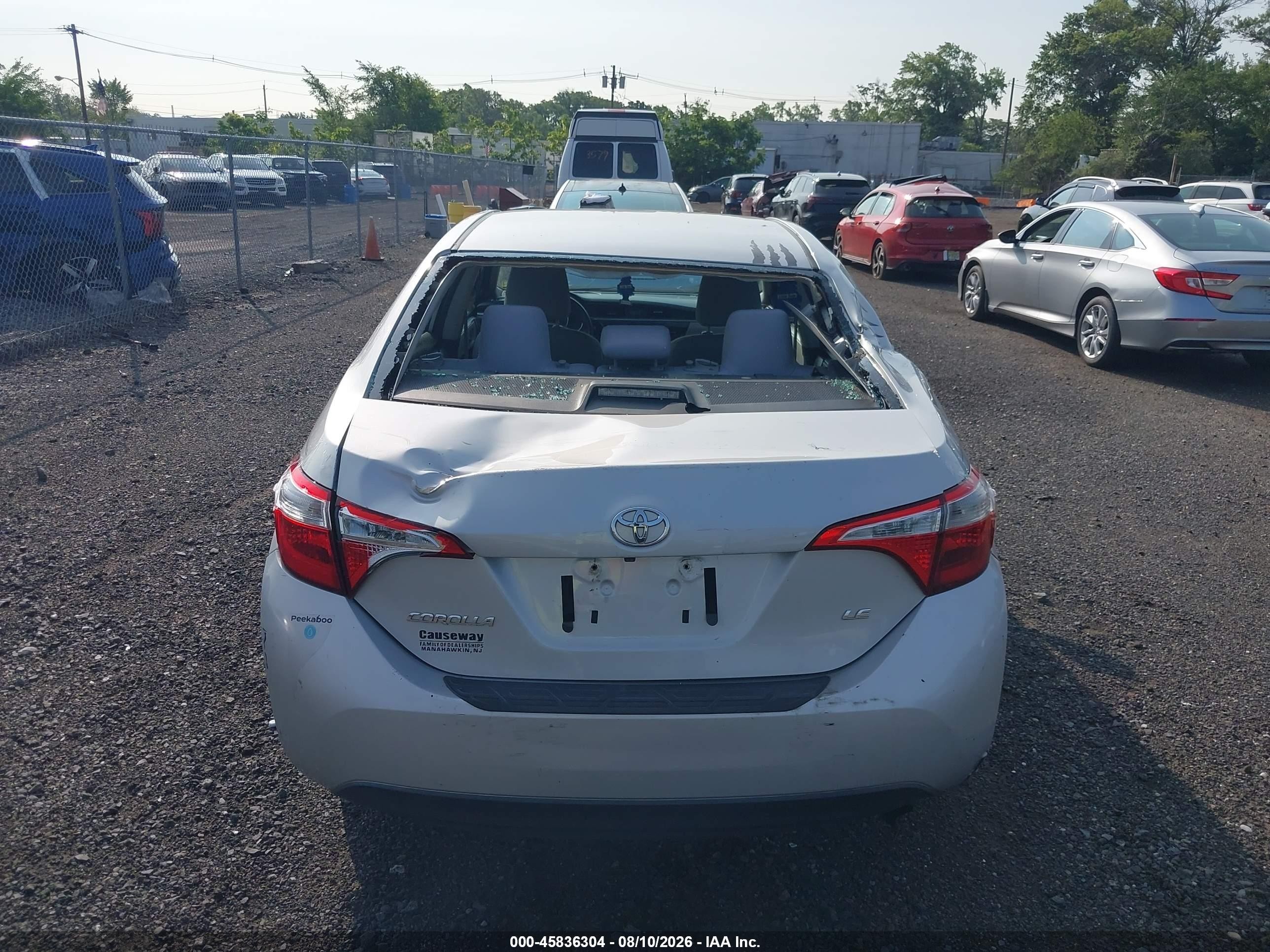 2014 Toyota Corolla Le Silver vin: 2T1BURHE1EC008302