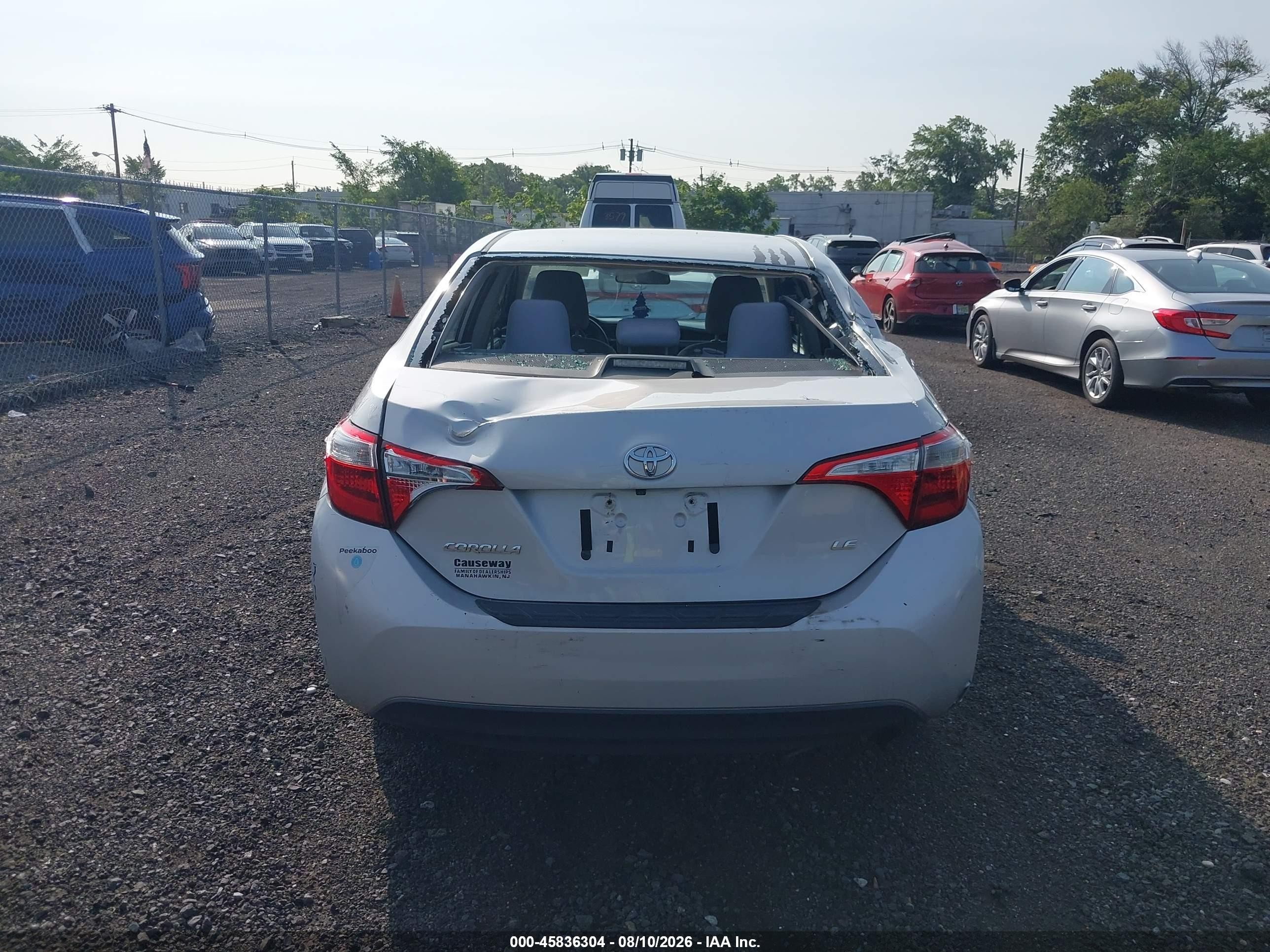 2014 Toyota Corolla Le Silver vin: 2T1BURHE1EC008302