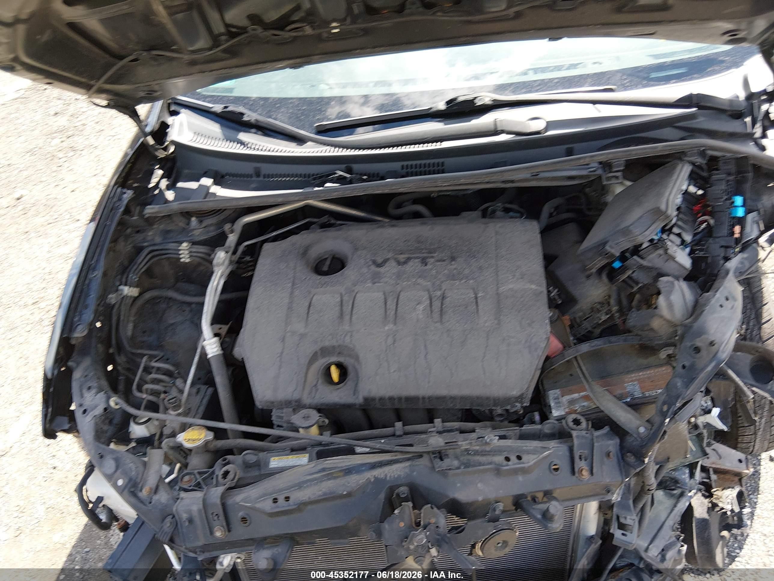 2014 Toyota Corolla L Black vin: 2T1BURHE1EC008770