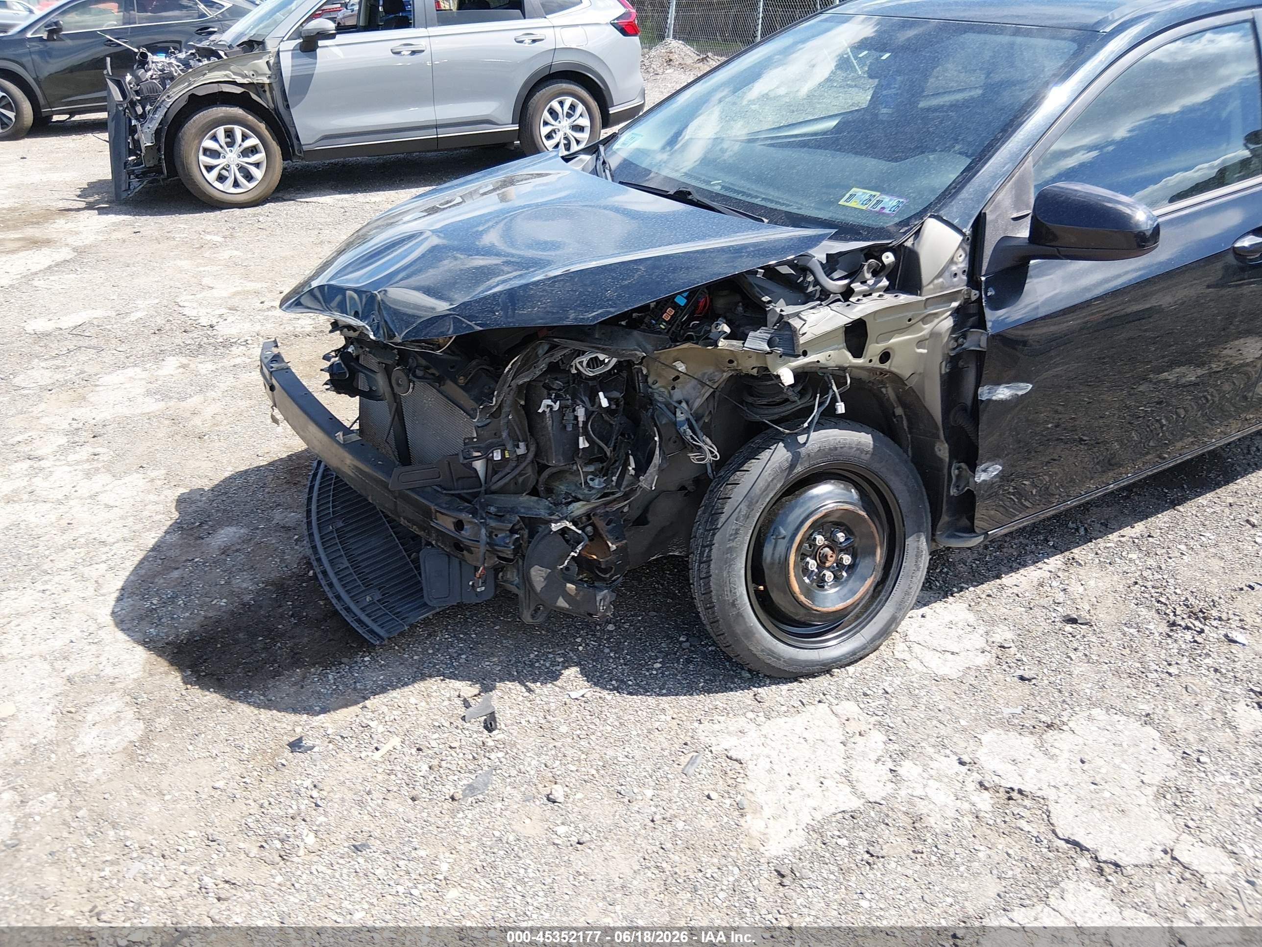 2014 Toyota Corolla L Black vin: 2T1BURHE1EC008770