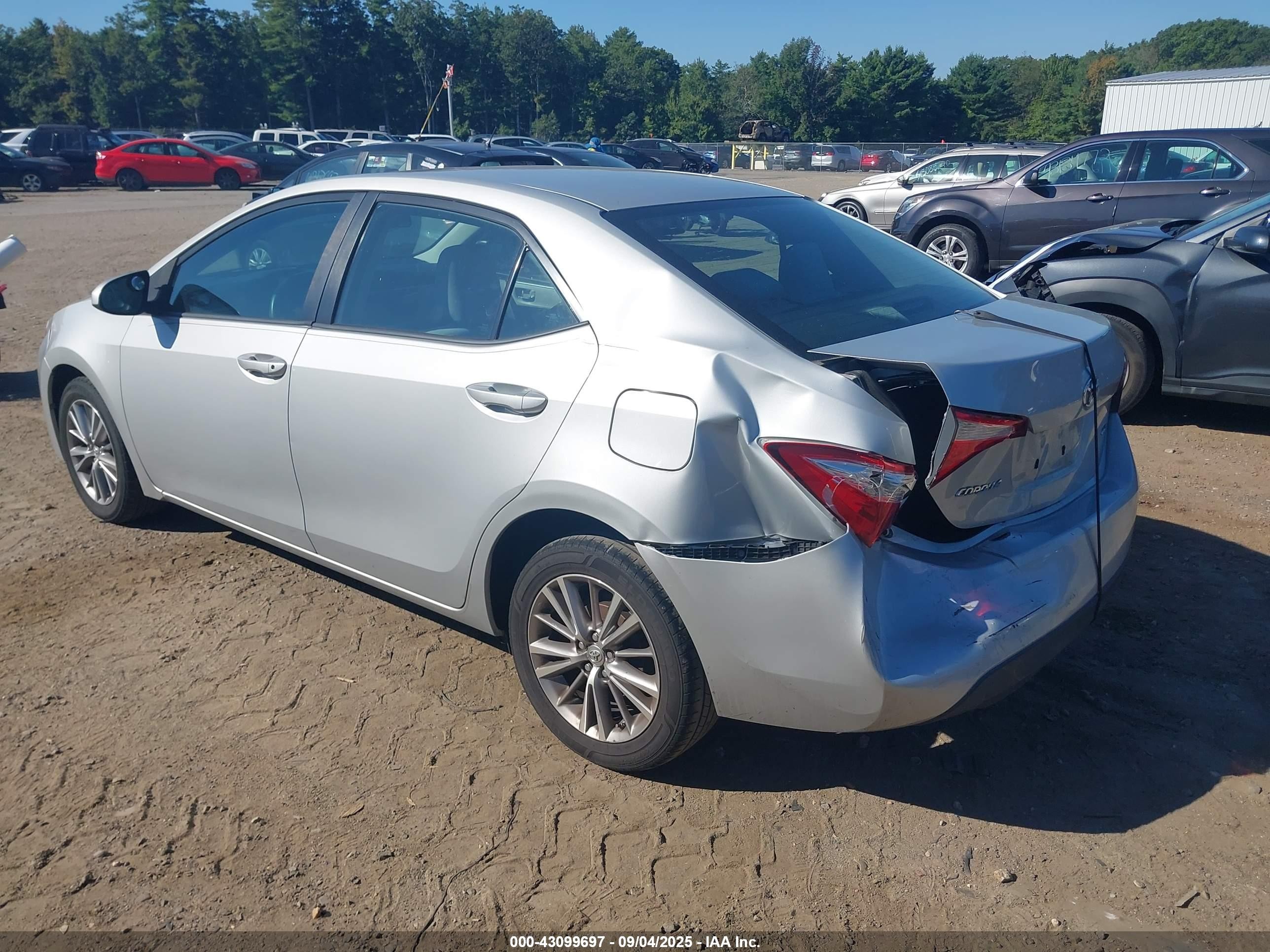 2014 Toyota Corolla Le Plus Silver vin: 2T1BURHE1EC008977