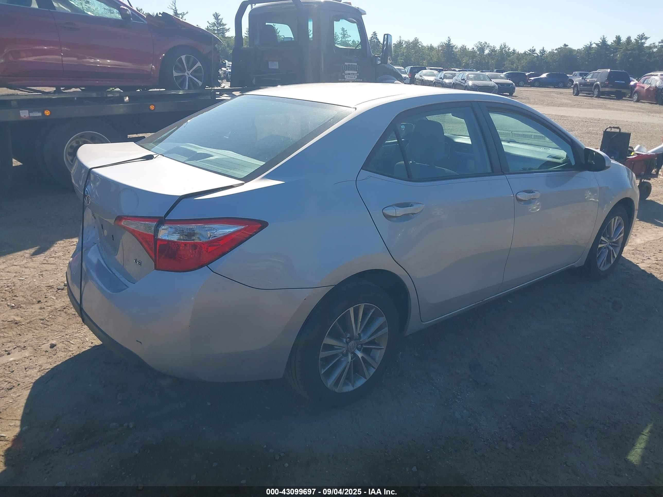2014 Toyota Corolla Le Plus Silver vin: 2T1BURHE1EC008977