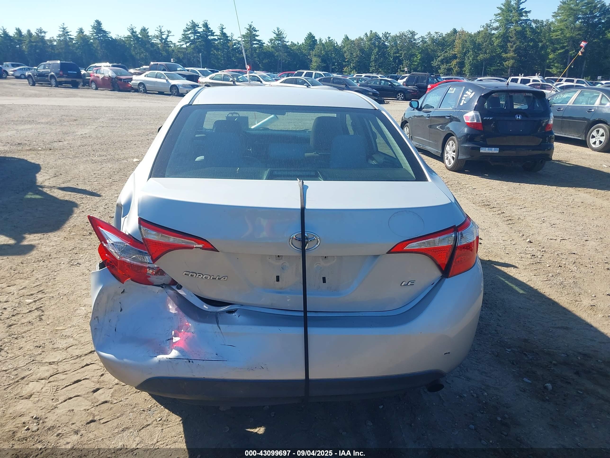 2014 Toyota Corolla Le Plus Silver vin: 2T1BURHE1EC008977