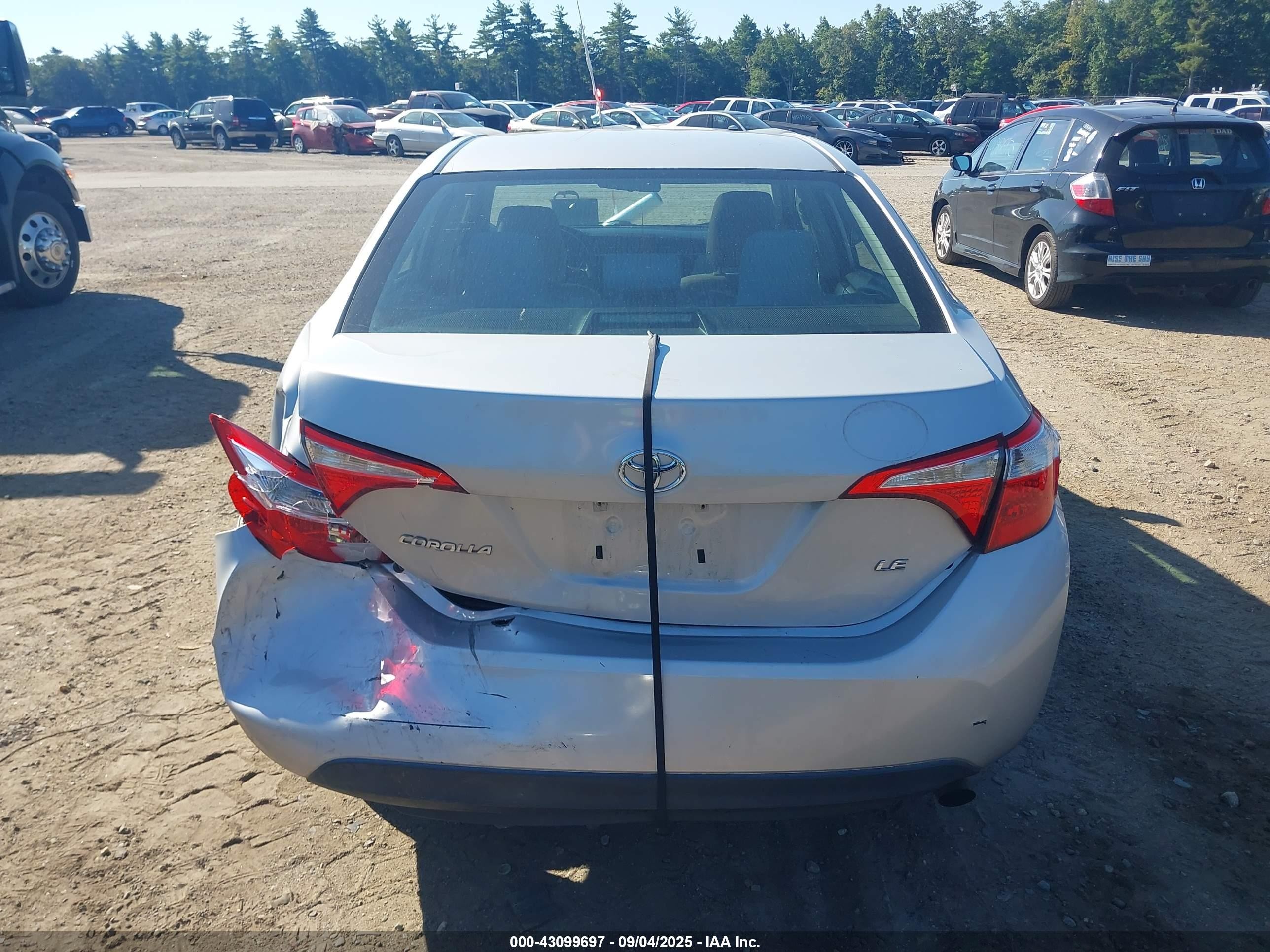 2014 Toyota Corolla Le Plus Silver vin: 2T1BURHE1EC008977