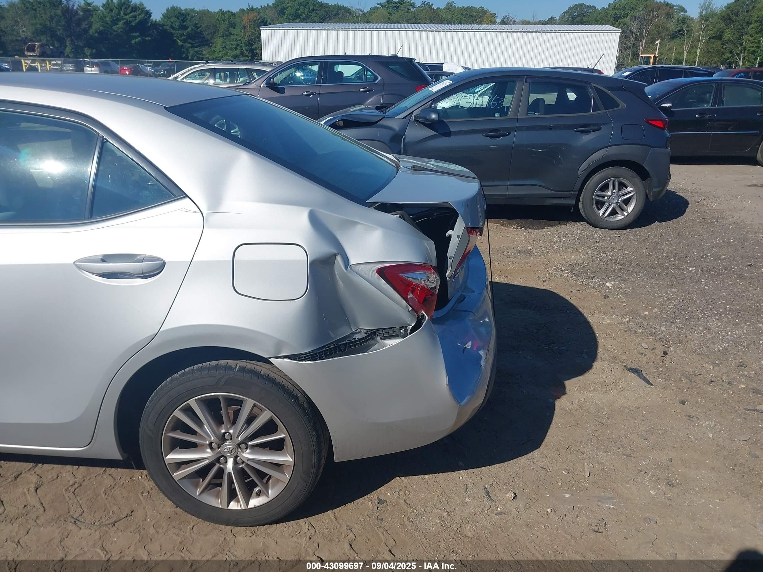 2014 Toyota Corolla Le Plus Silver vin: 2T1BURHE1EC008977