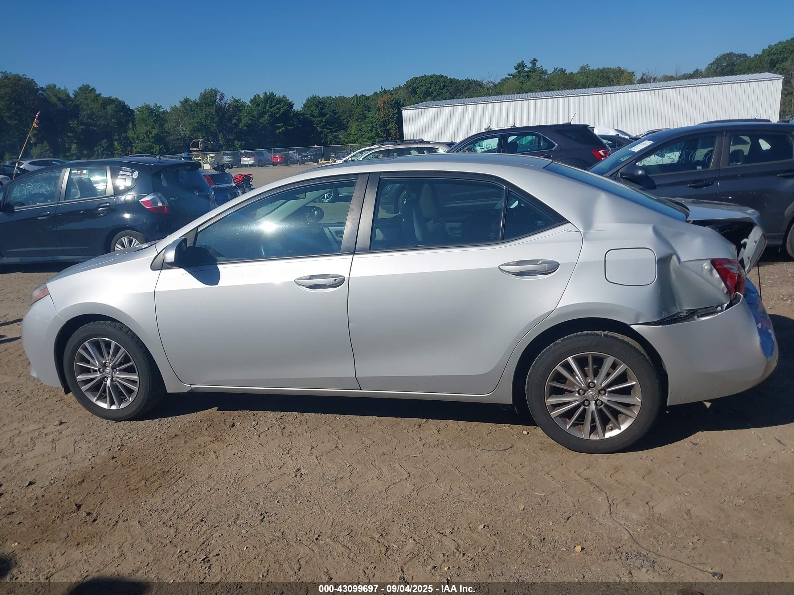 2014 Toyota Corolla Le Plus Silver vin: 2T1BURHE1EC008977