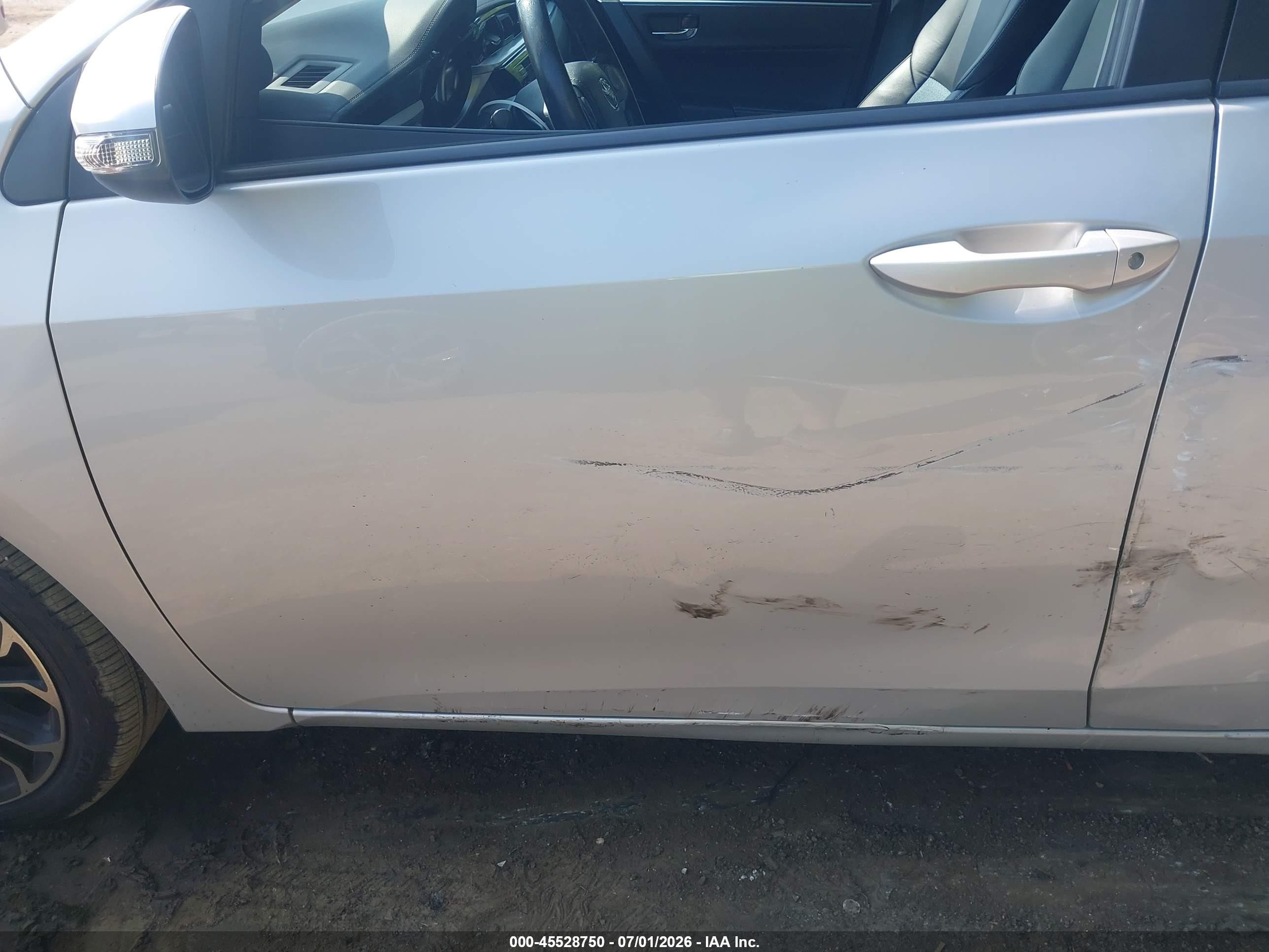 2014 Toyota Corolla S Plus Silver vin: 2T1BURHE1EC009207