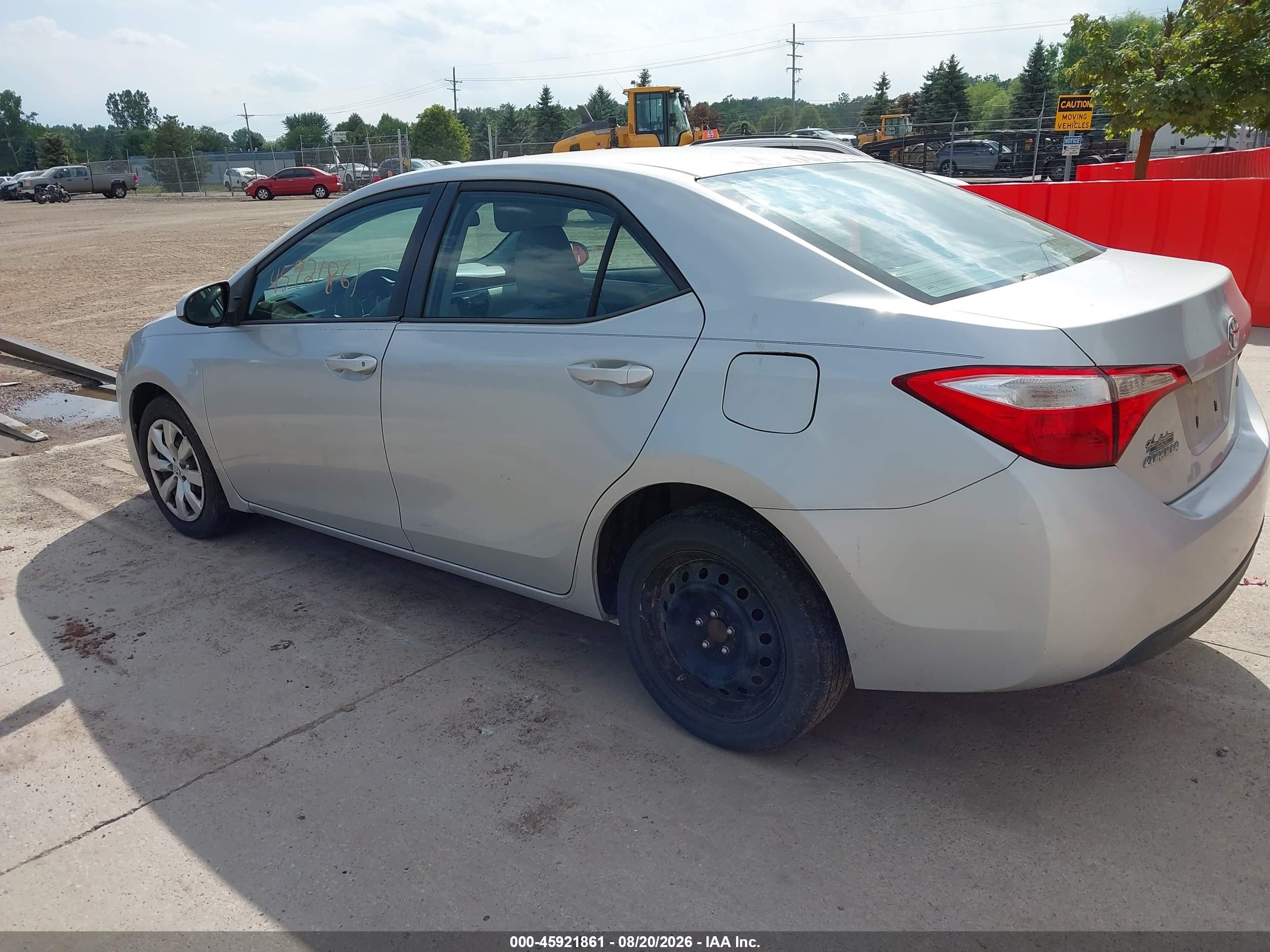 2014 Toyota Corolla Le Silver vin: 2T1BURHE1EC015749
