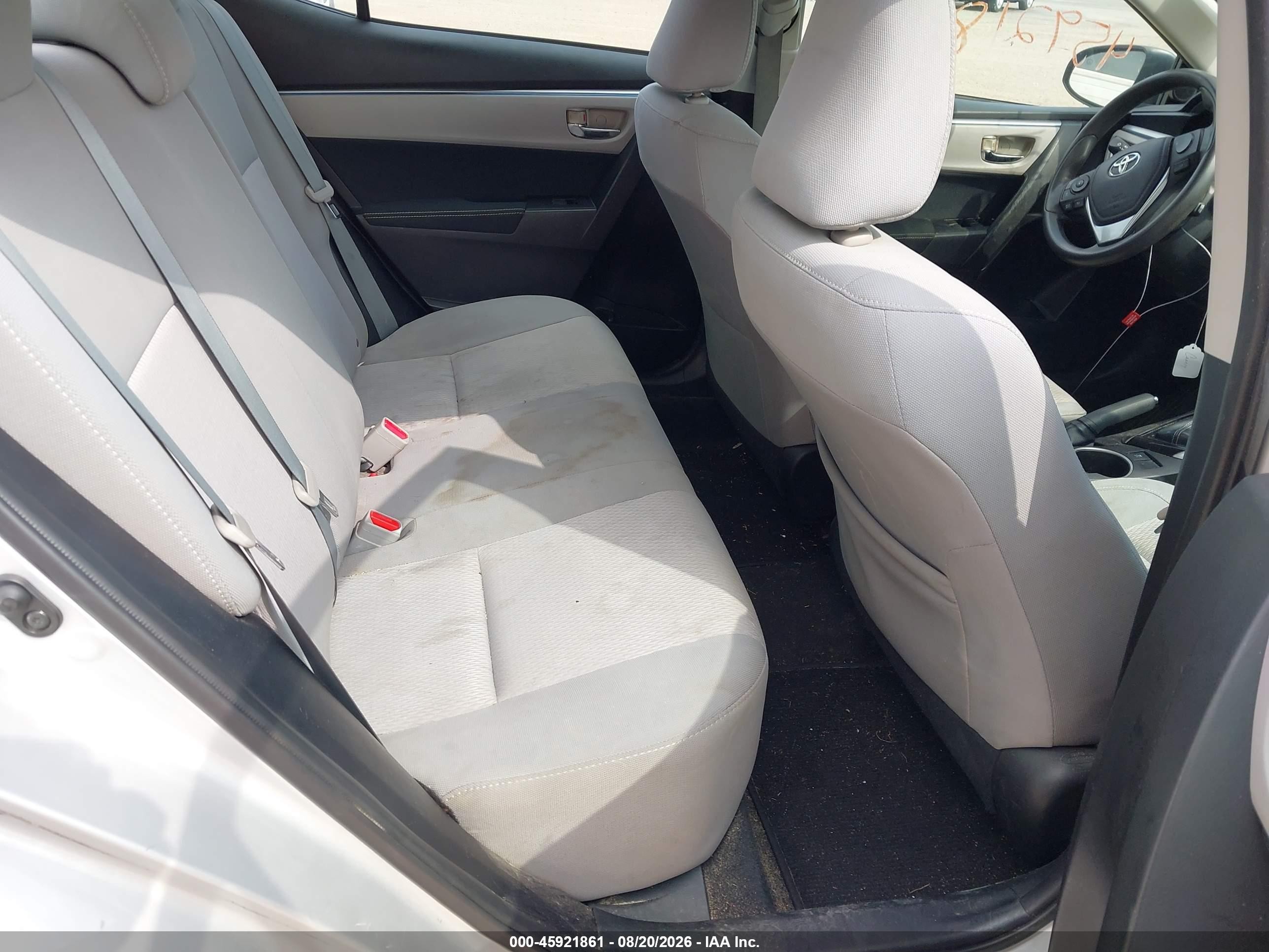 2014 Toyota Corolla Le Silver vin: 2T1BURHE1EC015749