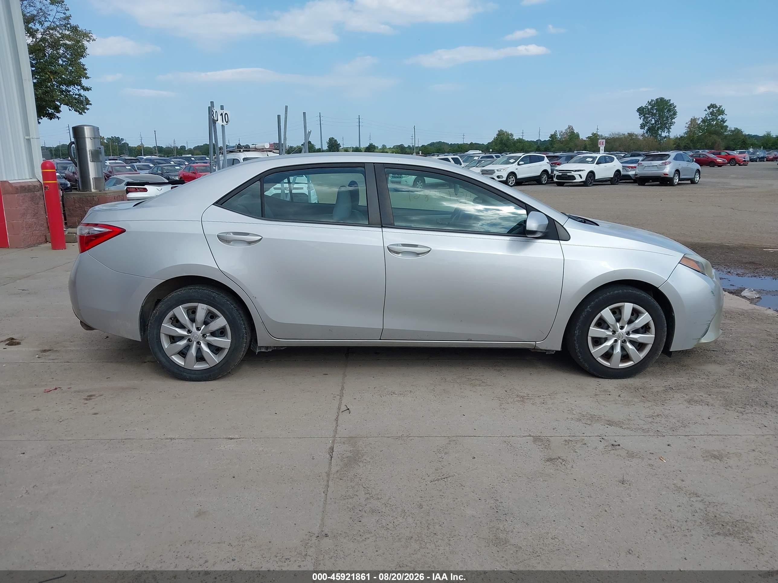 2014 Toyota Corolla Le Silver vin: 2T1BURHE1EC015749