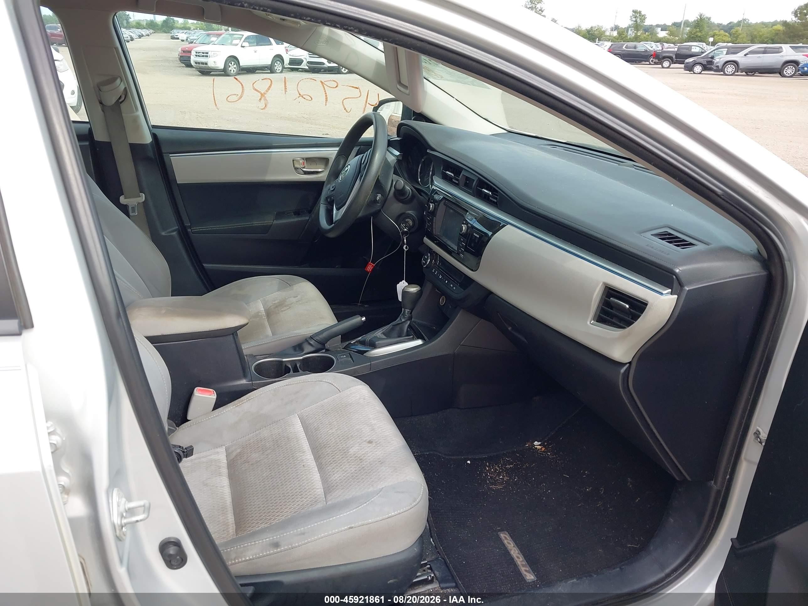 2014 Toyota Corolla Le Silver vin: 2T1BURHE1EC015749